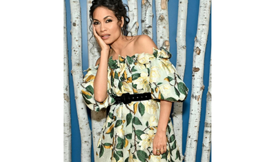 Rosario Dawson in our ORB Ring – AARYAH