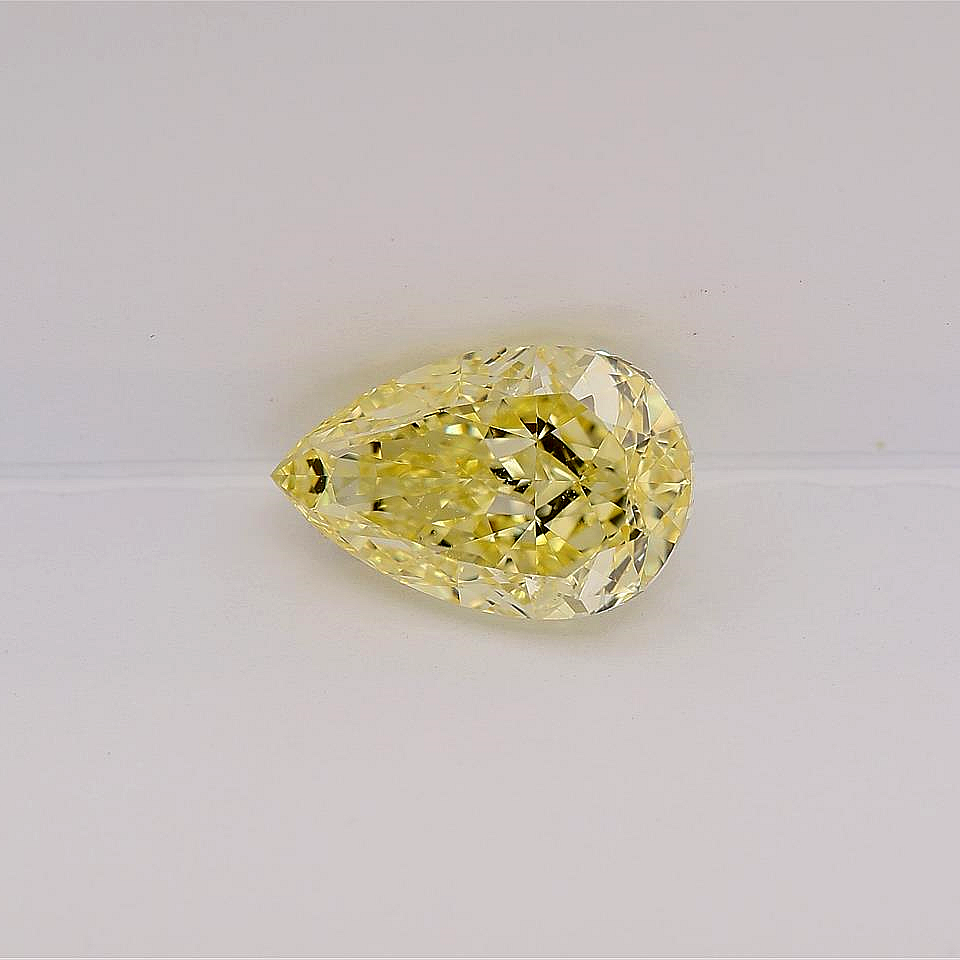 3.09 CRT FIY VS1 PEAR CUT DIAMOND
