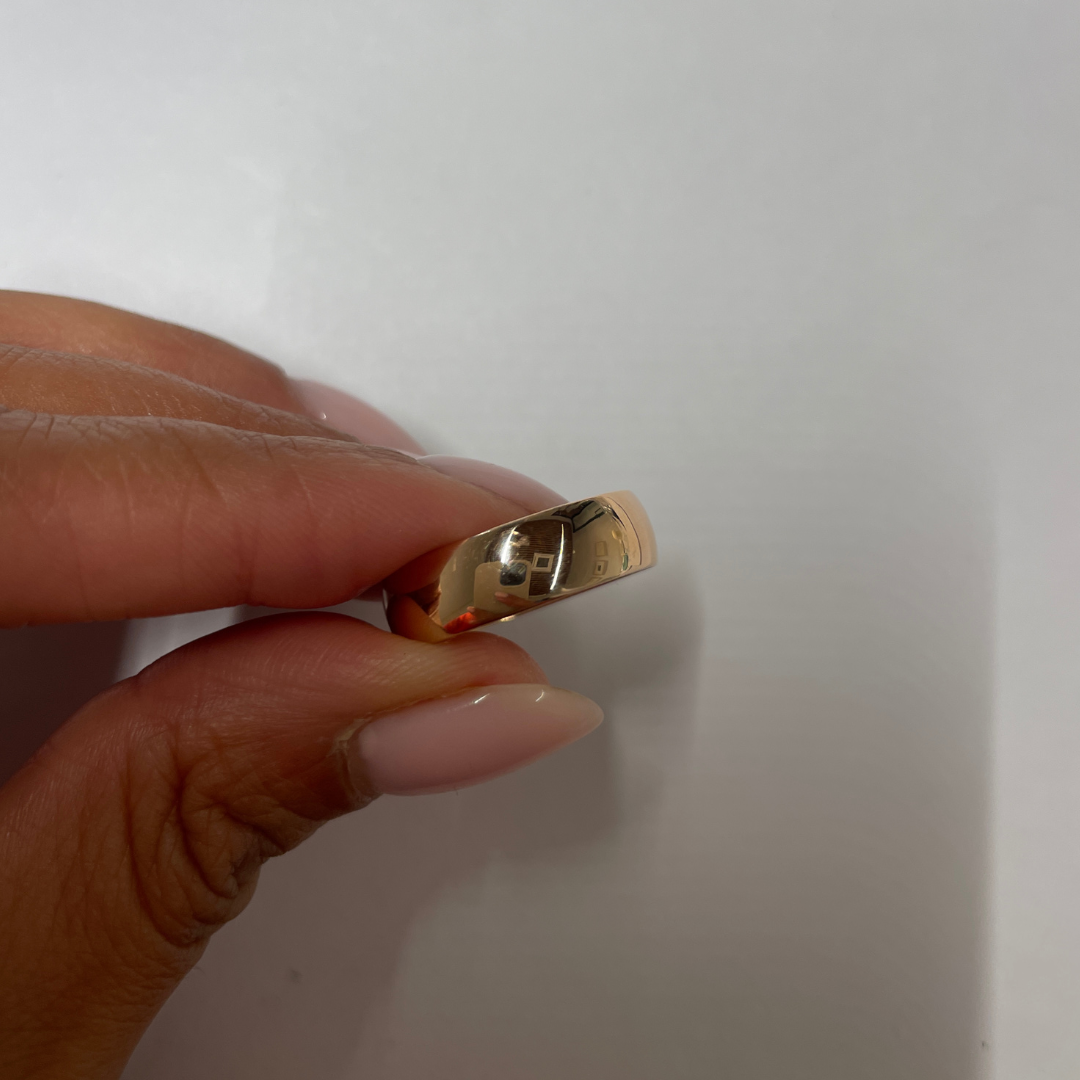 MEN's BAND - 14KT ROSE GOLD 6MM