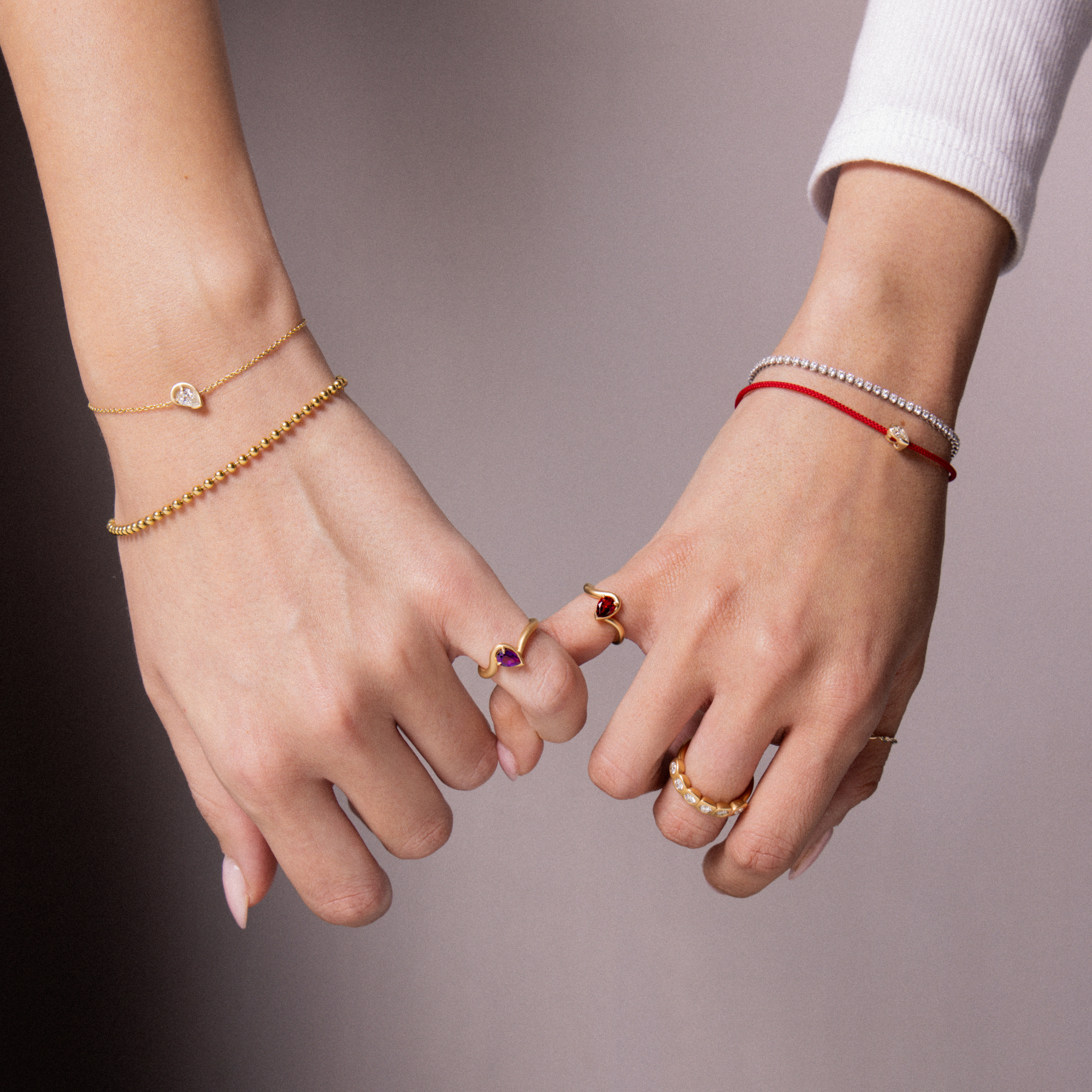 BLAIRE 14KT BALL CHAIN BRACELET