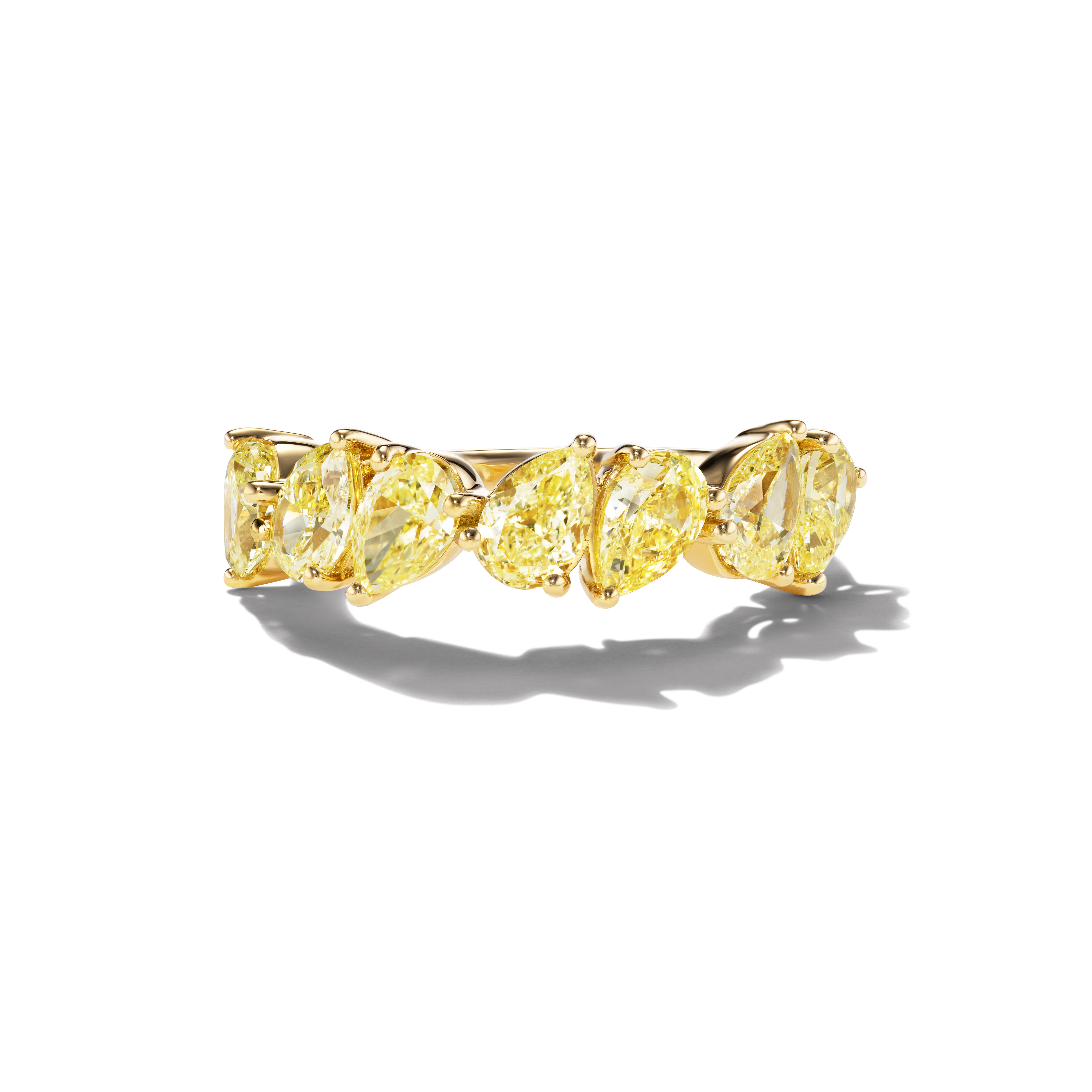 ANASTASIA YELLOW PEAR HALF BAND