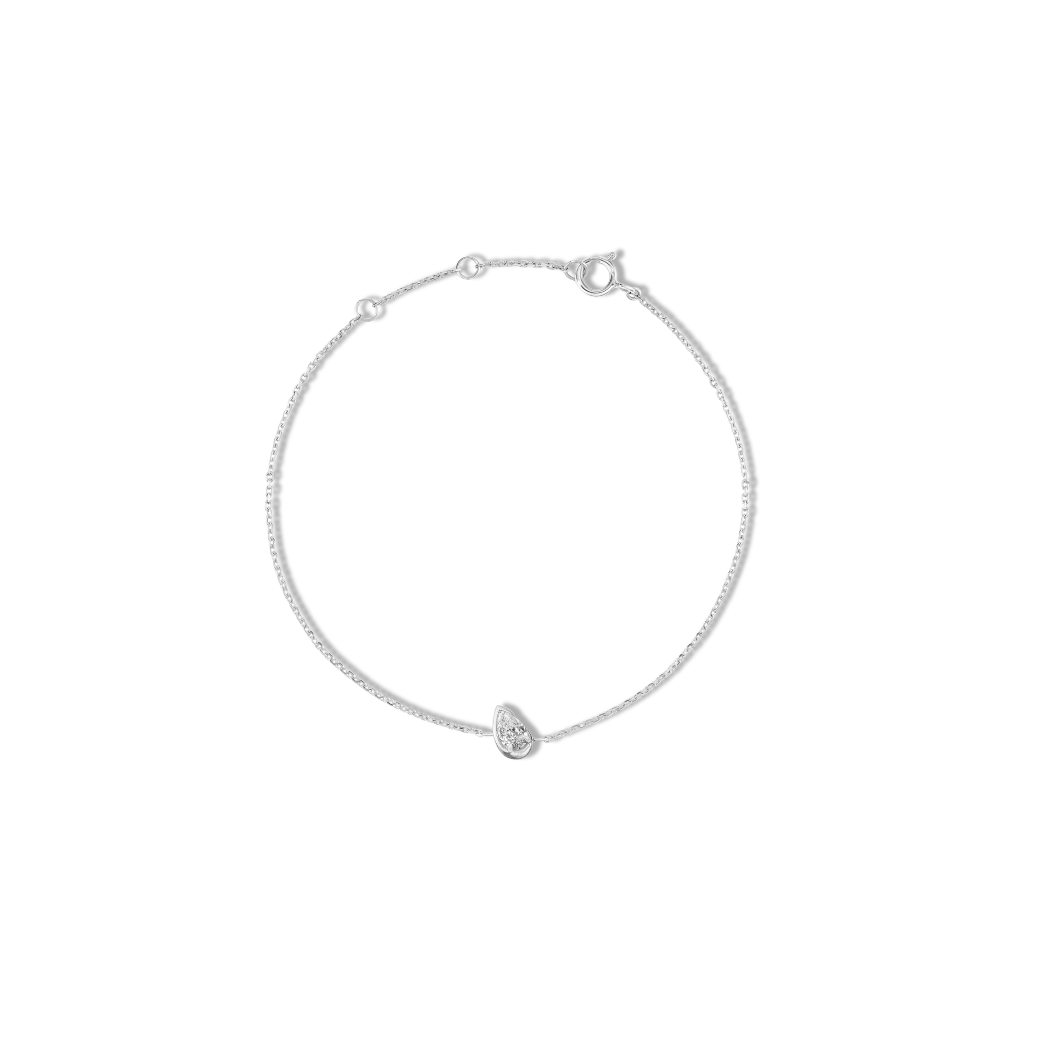 BB THELMA WHITE DIAMOND CHAIN BRACELET