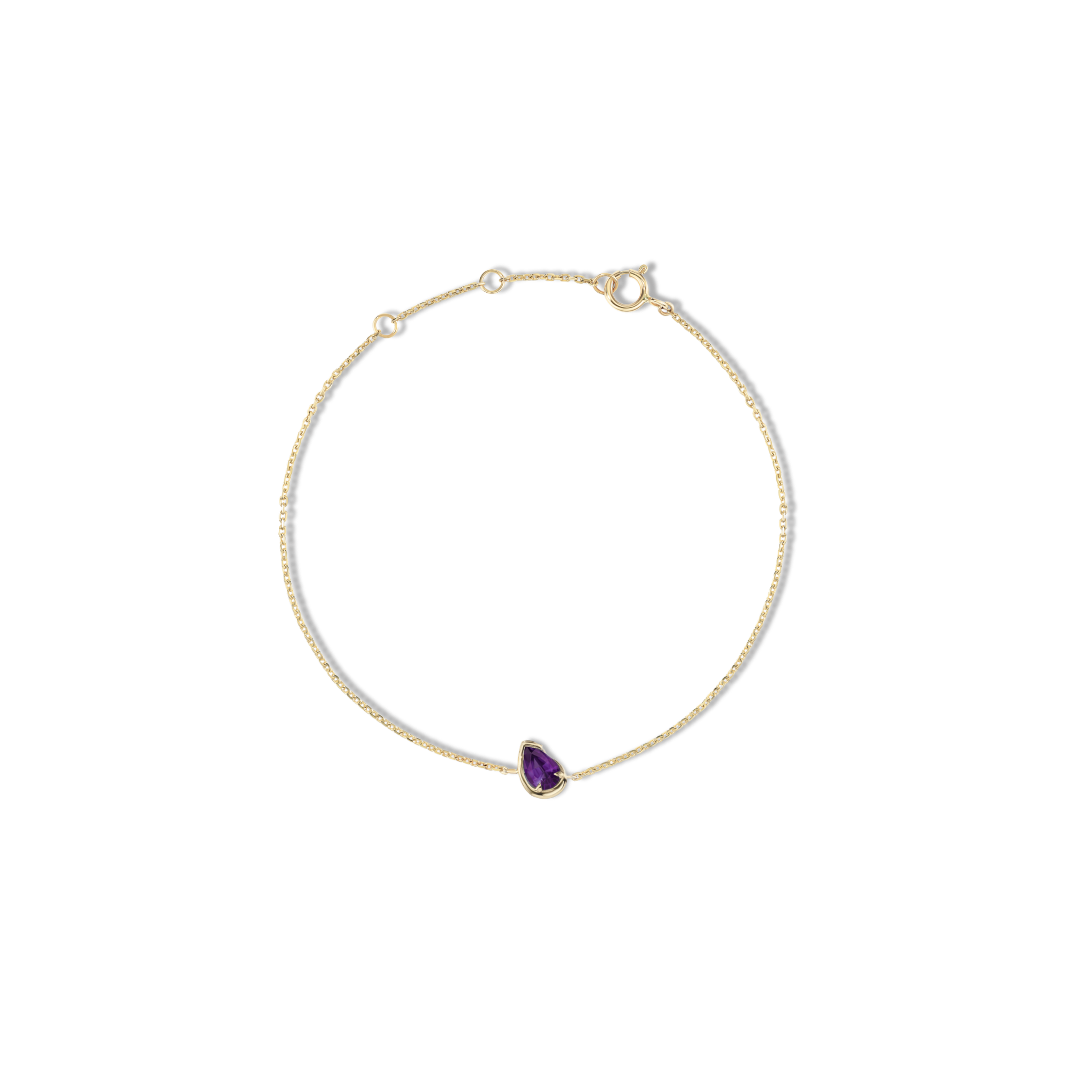 BB THELMA AMETHYST CHAIN BRACELET