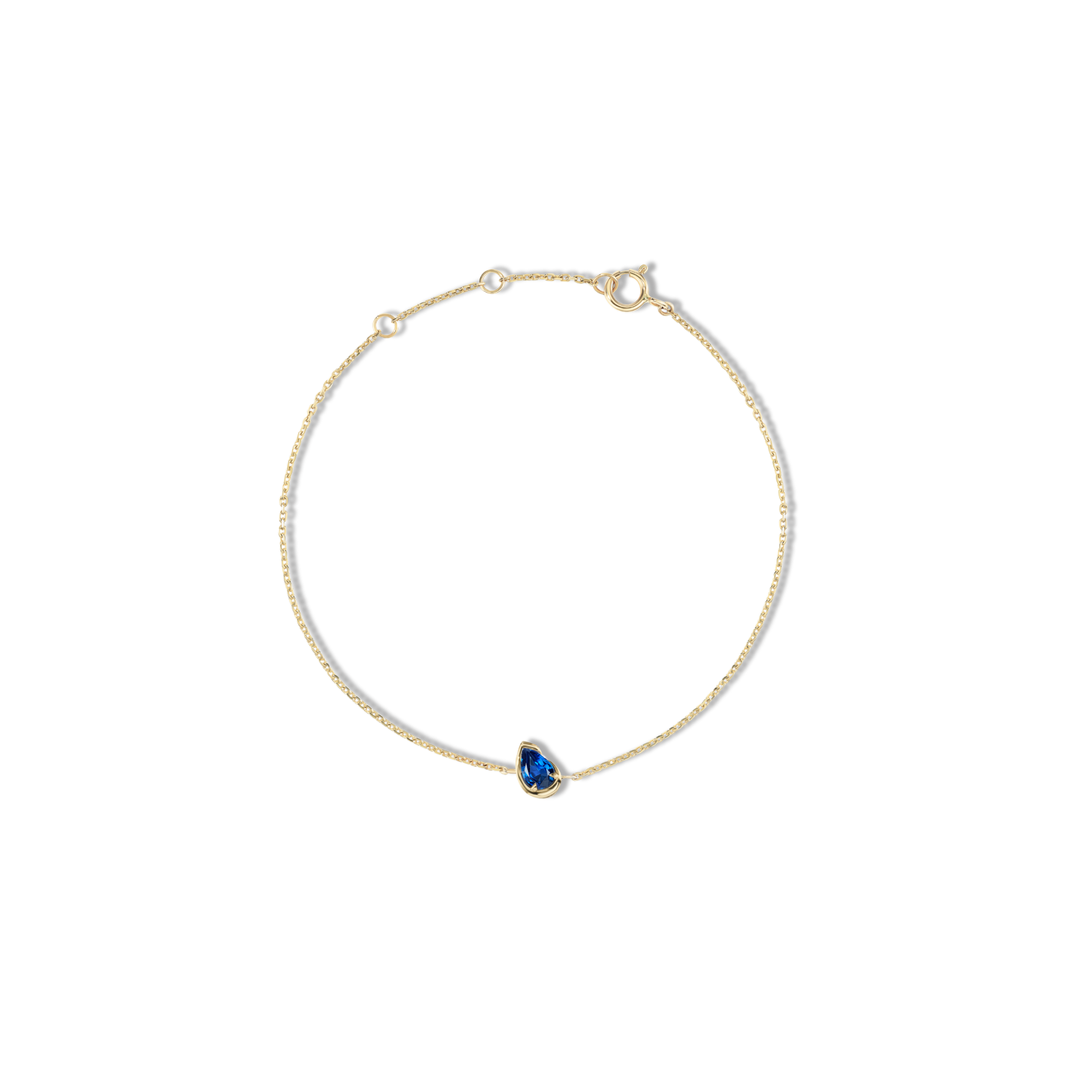 BB THELMA BLUE SAPPHIRE CHAIN BRACELET