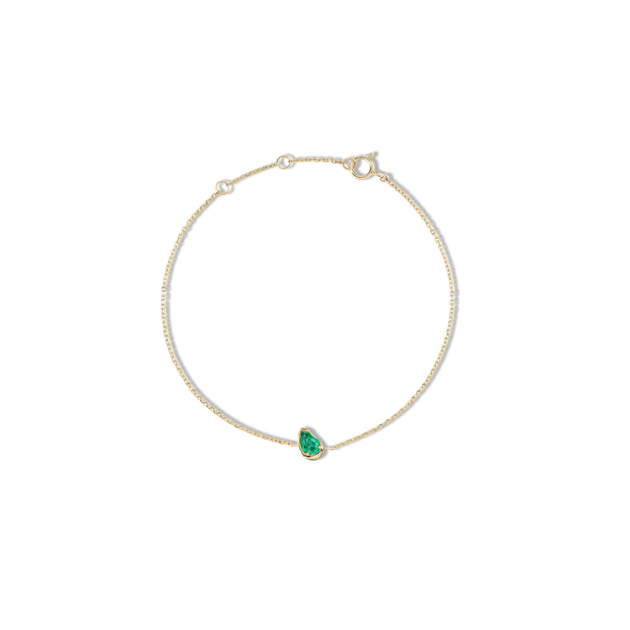 BB THELMA EMERALD CHAIN BRACELET