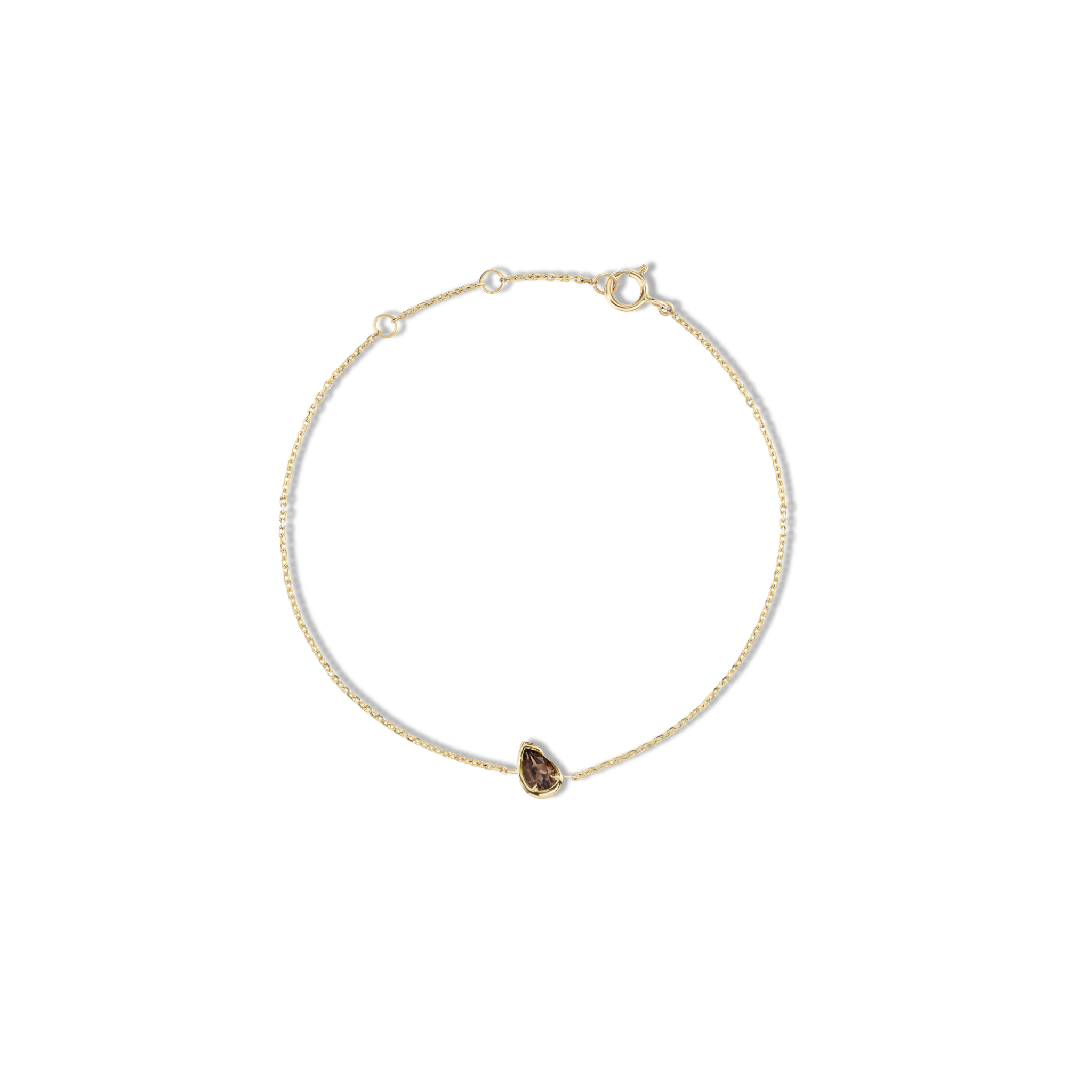 BB THELMA SMOKEY QUARTZ CHAIN BRACELET