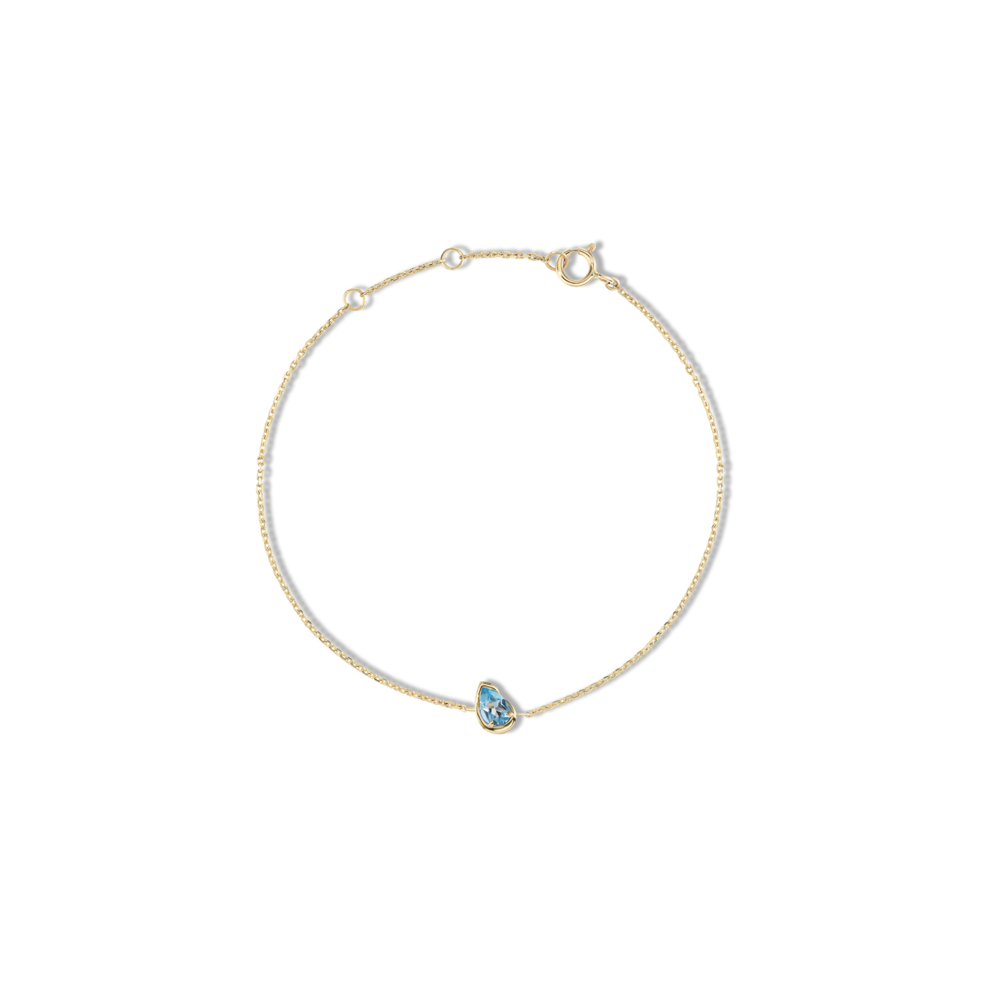 BB THELMA SWISS BLUE TOPAZ CHAIN BRACELET