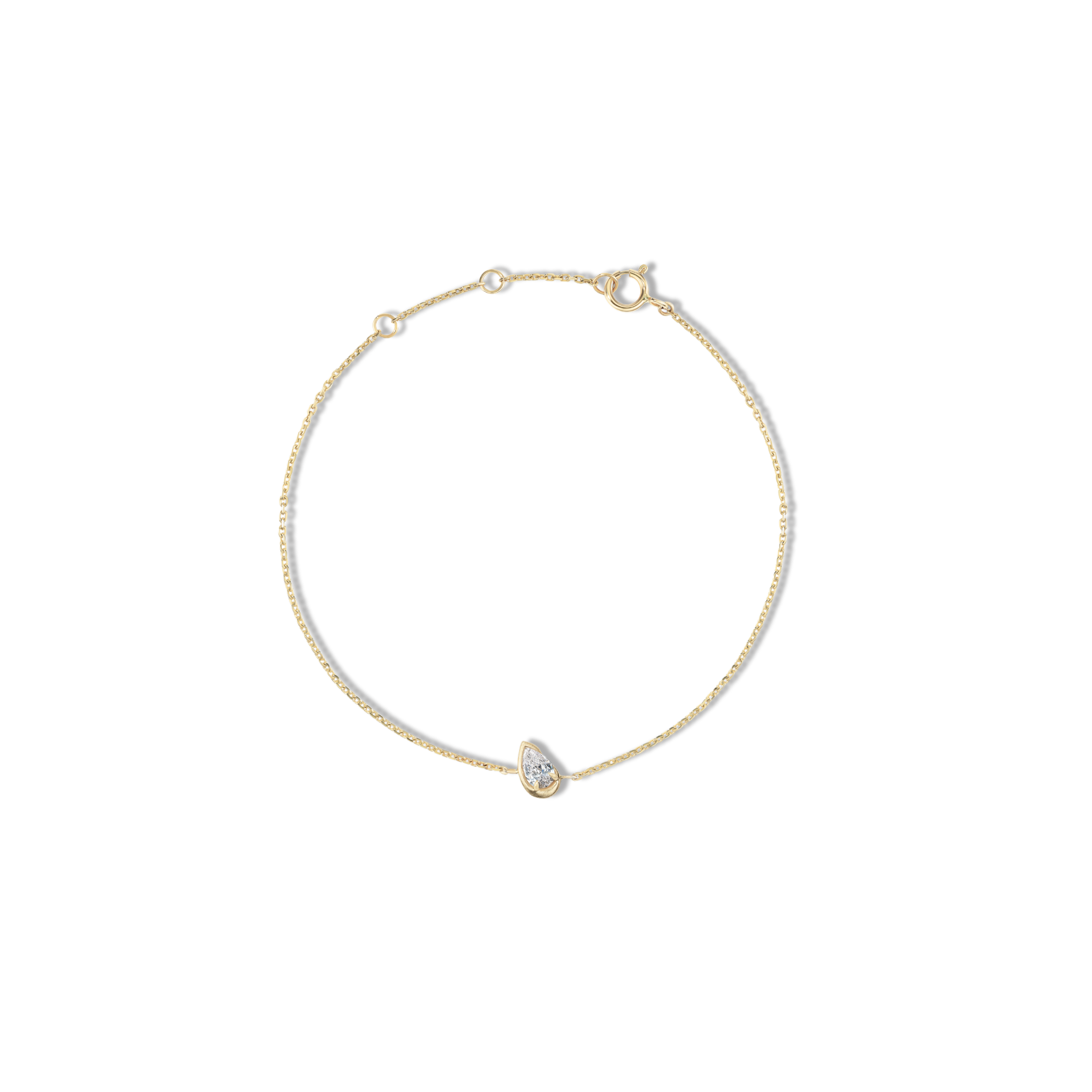 BB THELMA WHITE DIAMOND CHAIN BRACELET