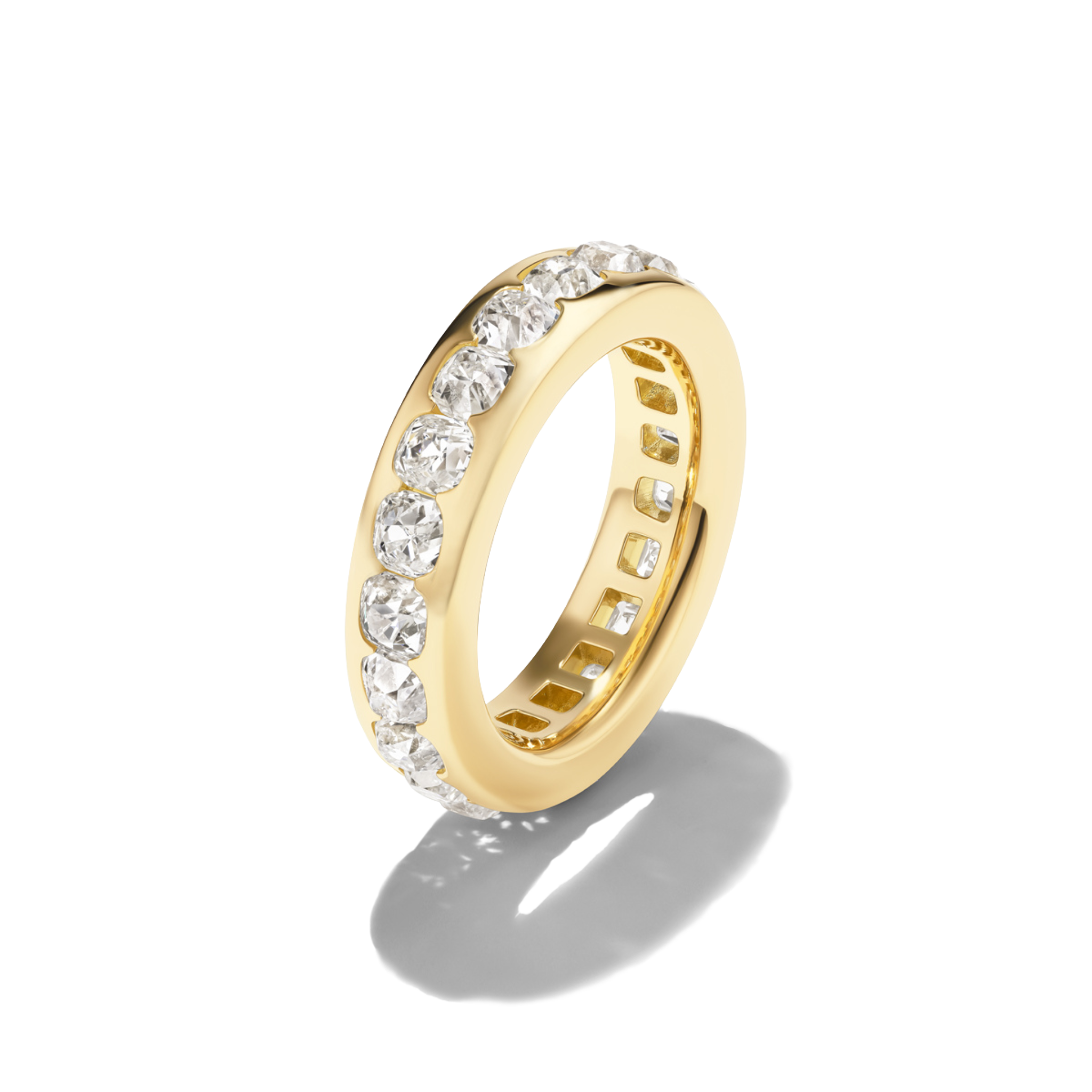 BESPOKE OLD MINE CUT CIGAR ETERNITY BAND