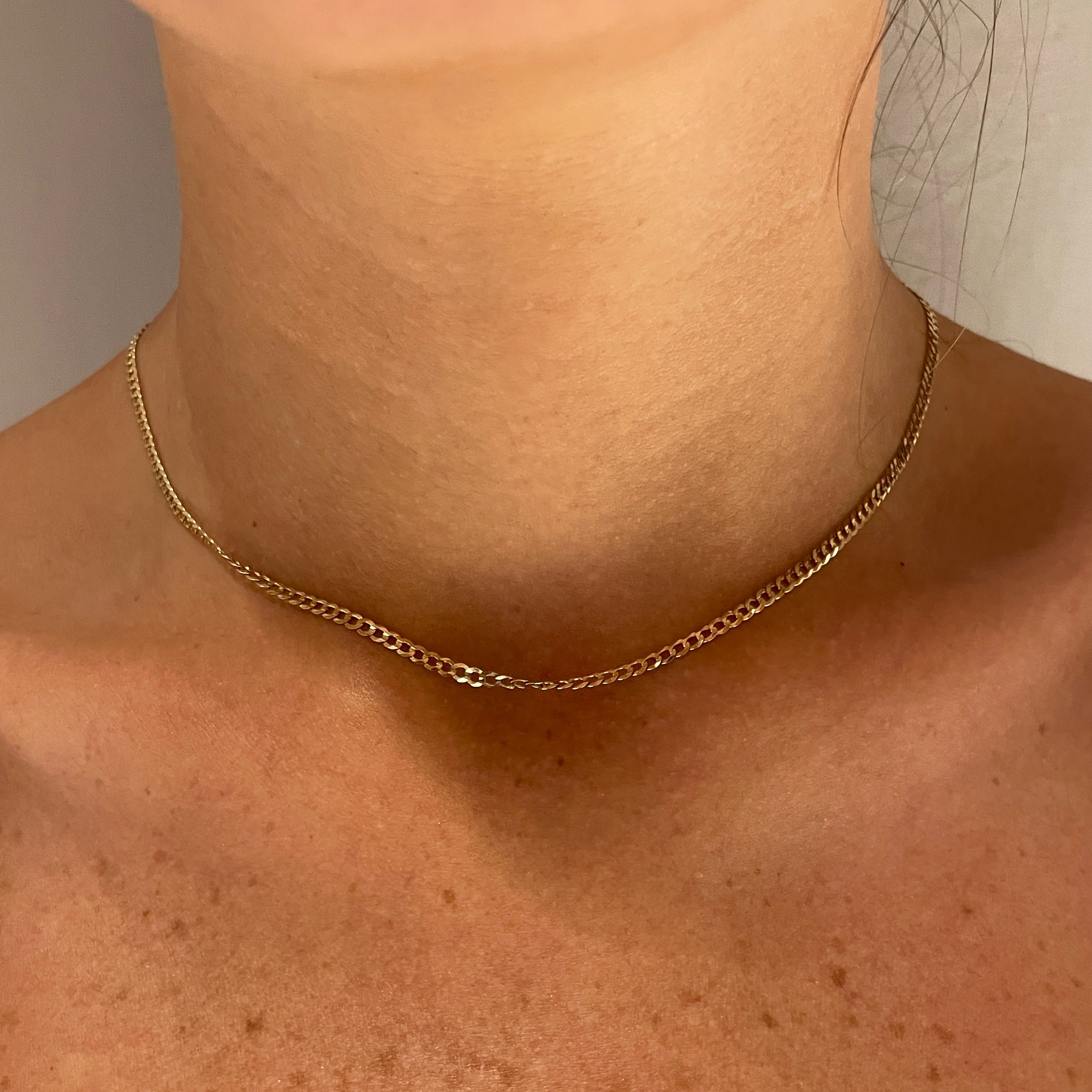 RAE 14KT CURB CHAIN