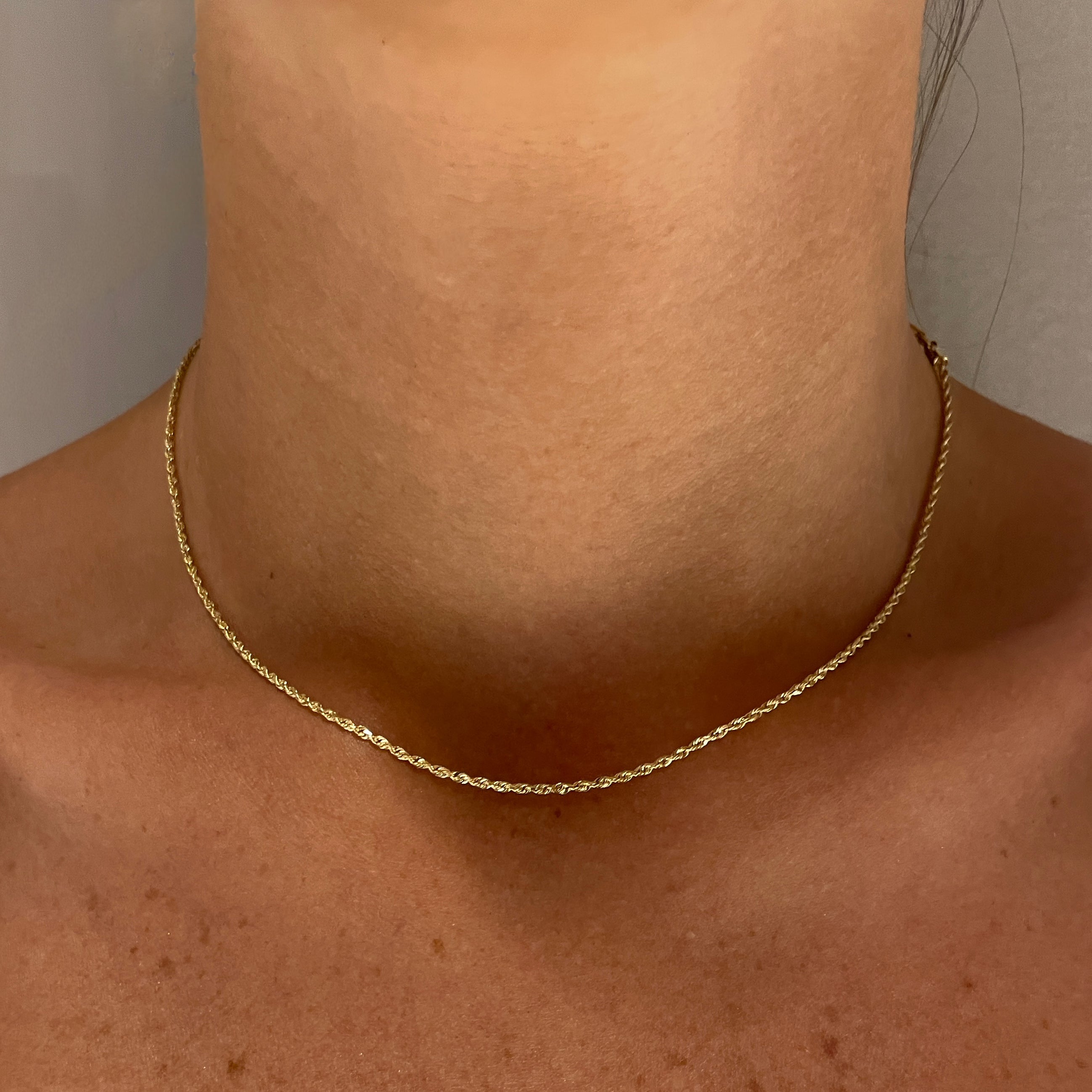 EVA 14KT ROPE CHAIN