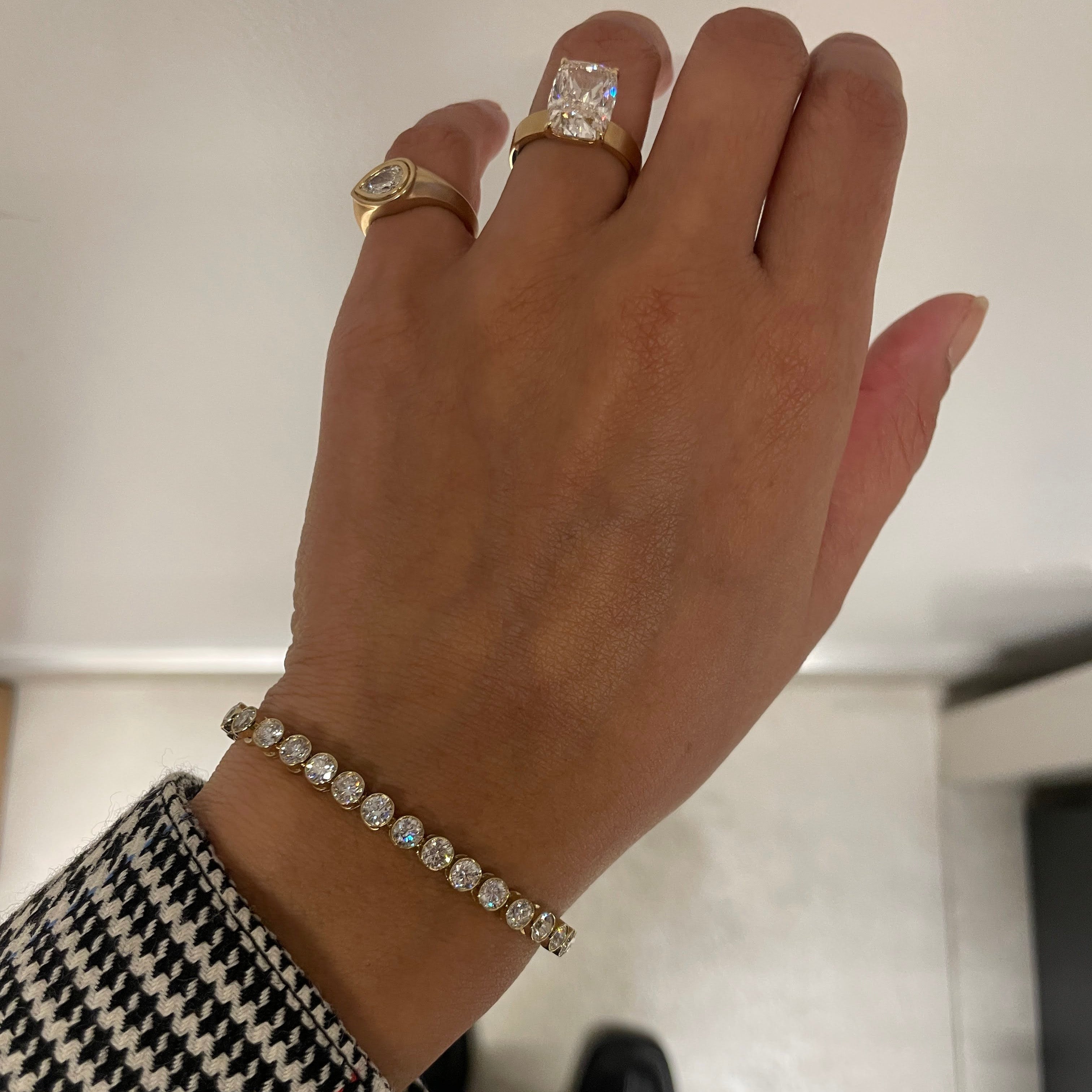 SLOANE 8.00 CRTS TENNIS BRACELET (certified)