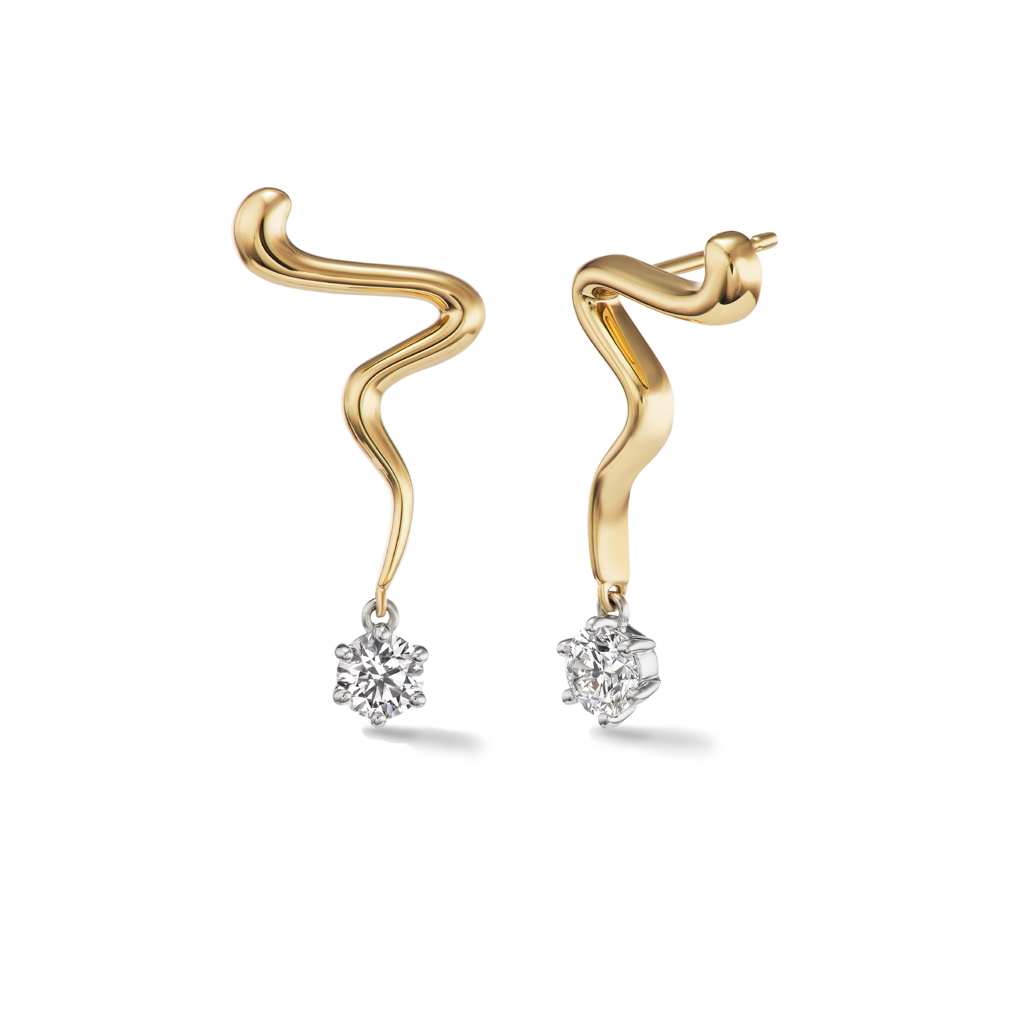 MAIA SQUIGGLE DROP EARRINGS