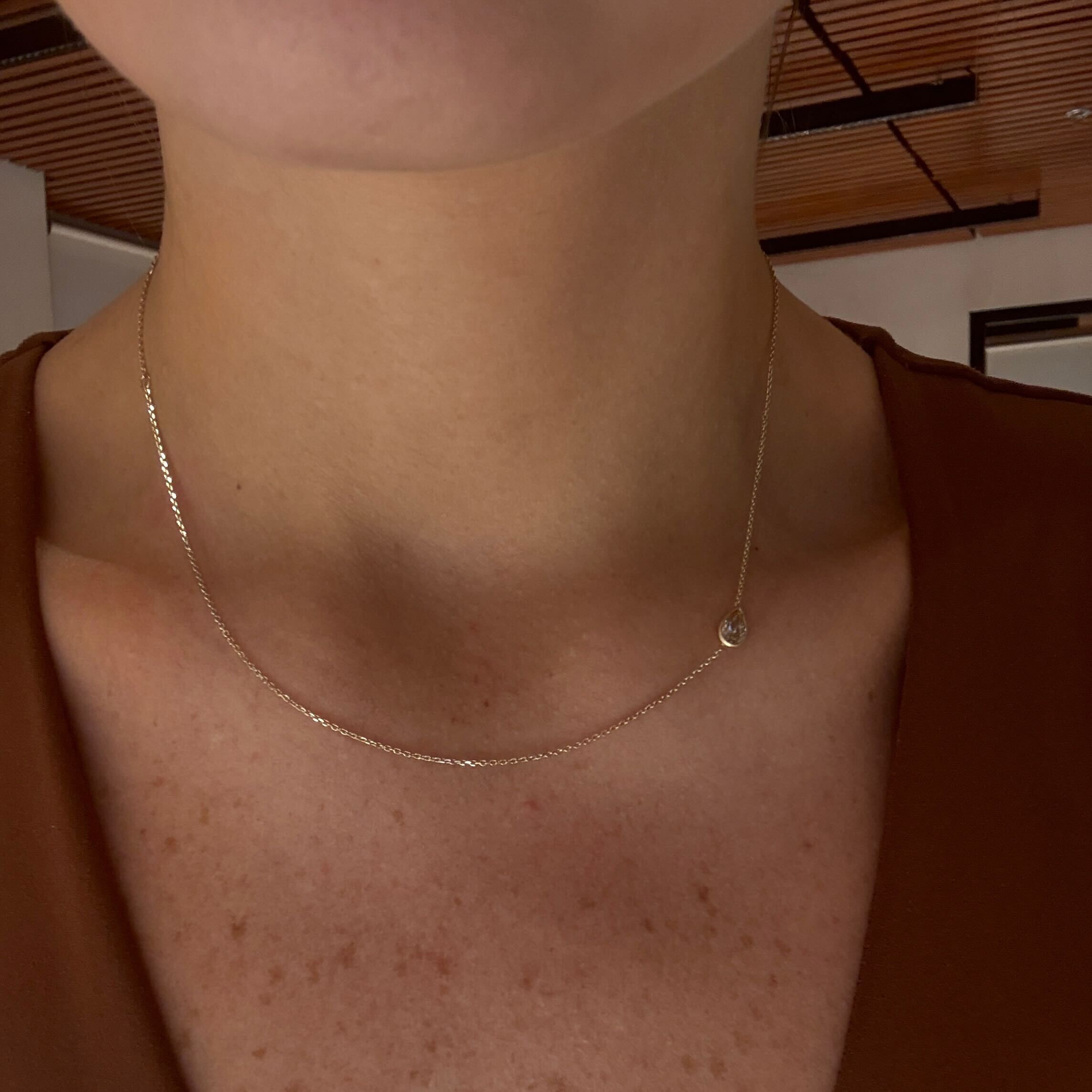 MAX MINI BROWN DIAMOND NECKLACE