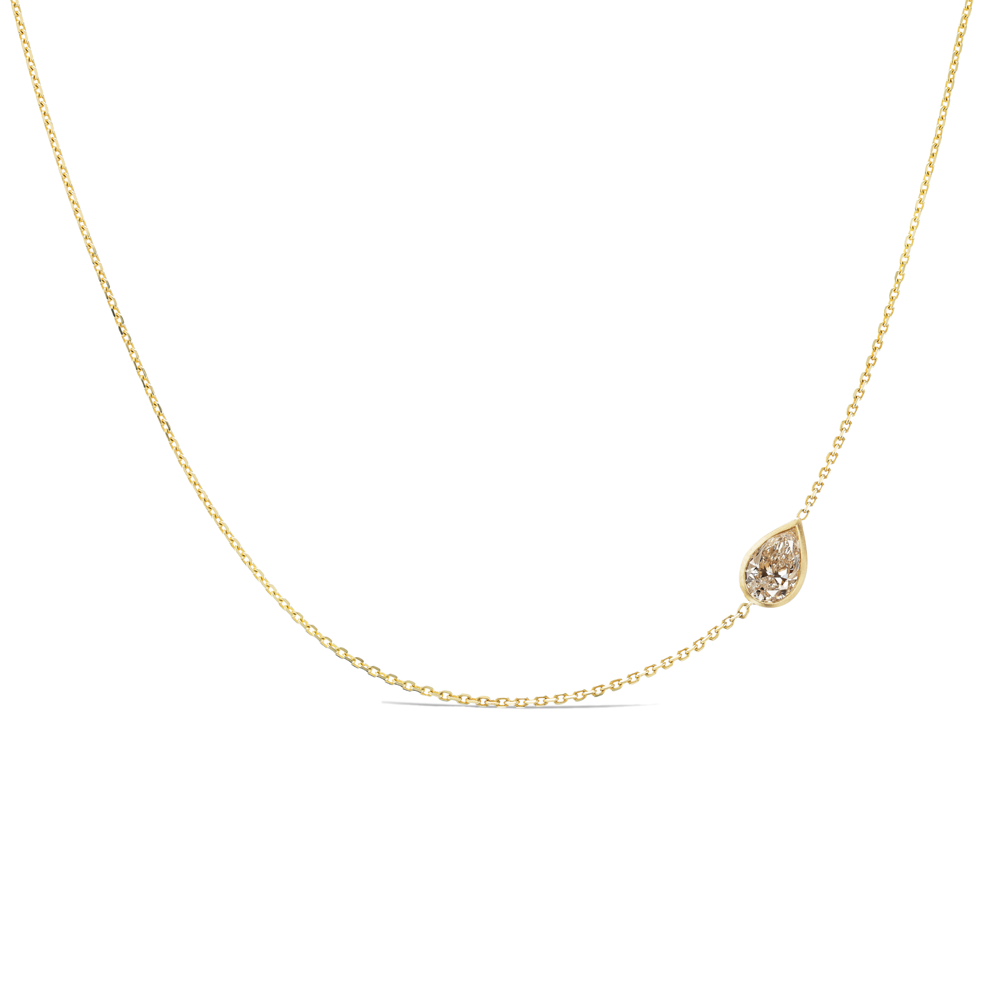 MAX MINI BROWN DIAMOND NECKLACE