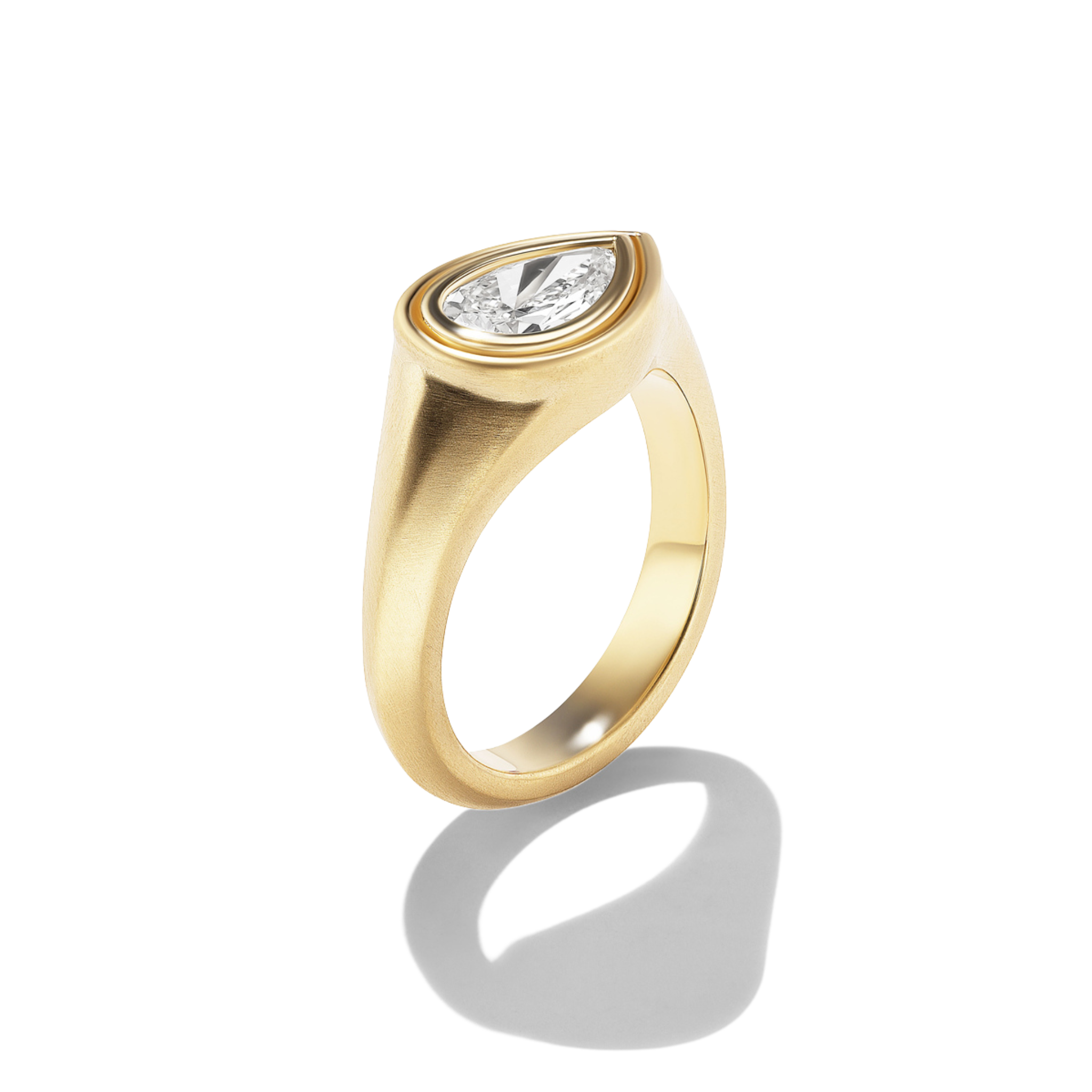 PHOENIX WHITE DIAMOND PINKY RING