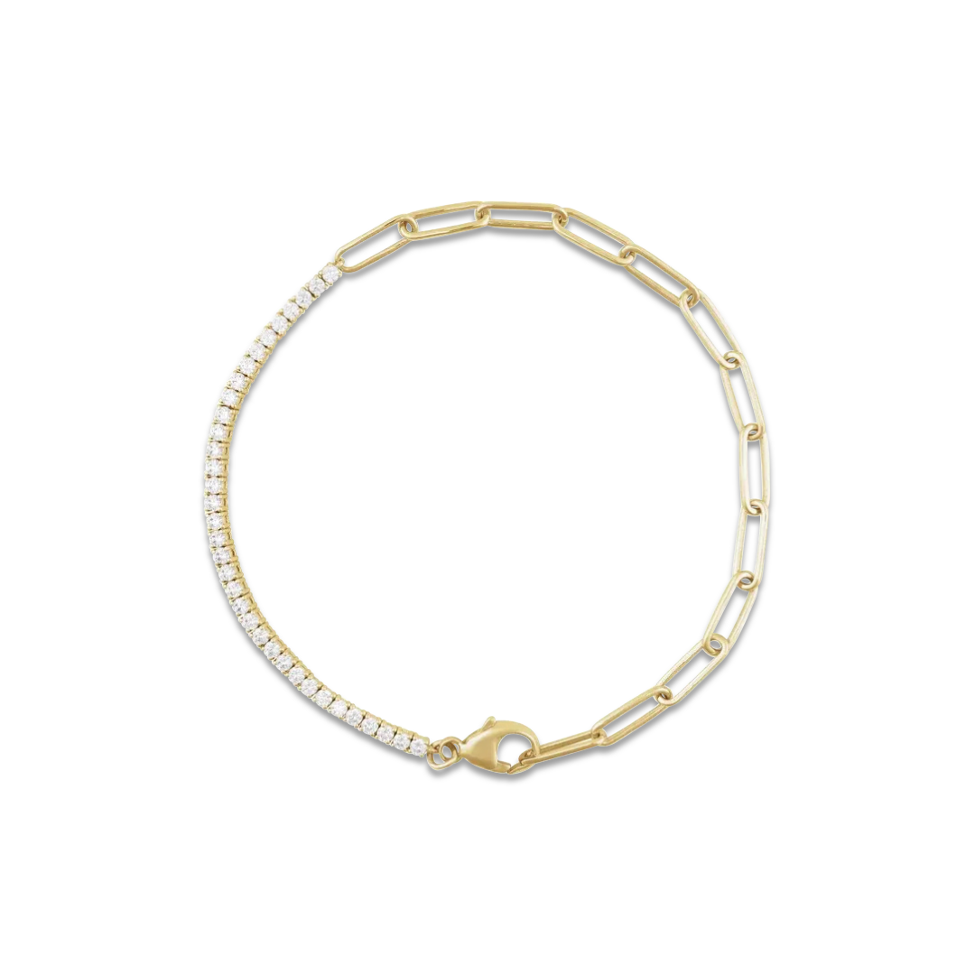 RIRO TENNIS PAPERCLIP BRACELET