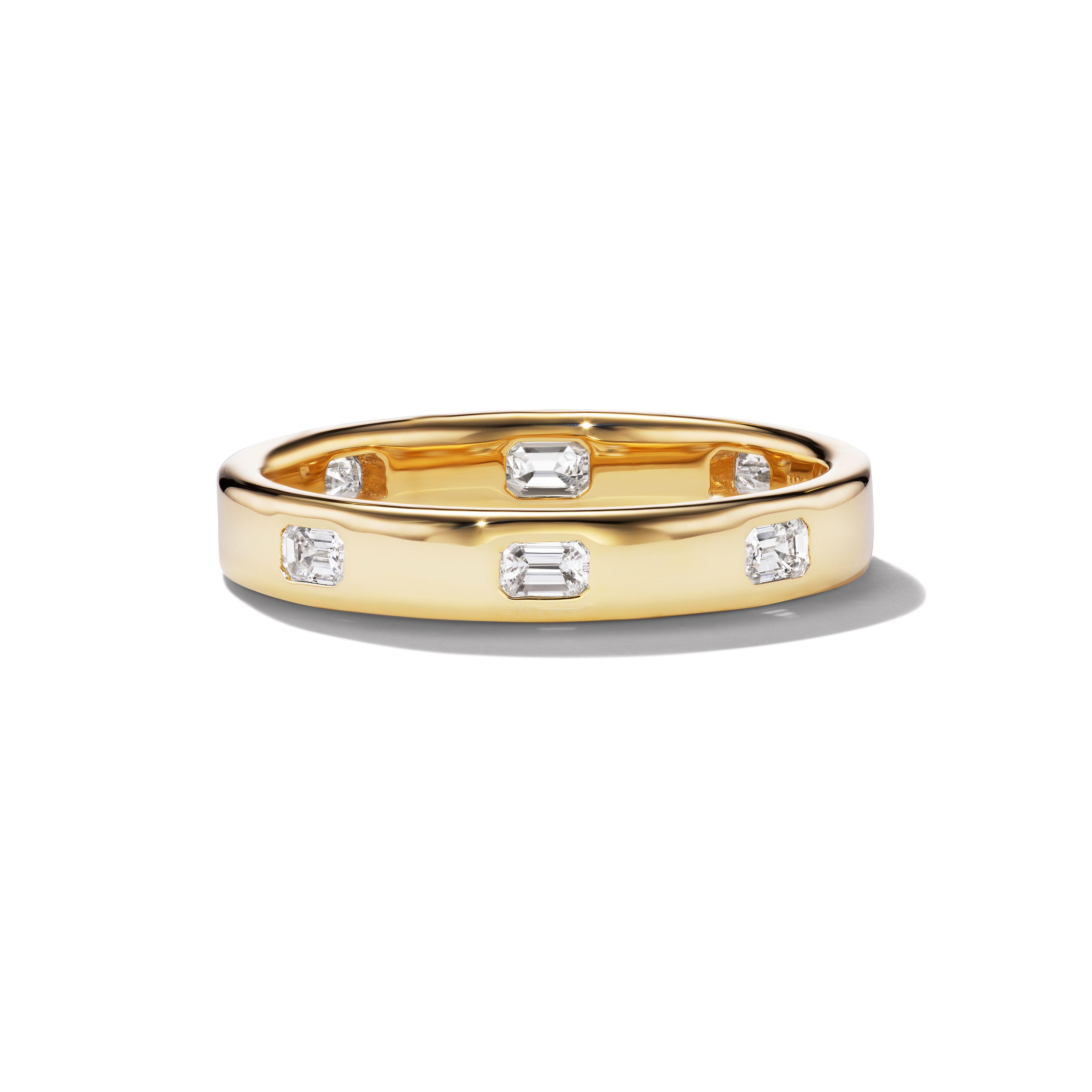 VESTA EMERALD CUT BAND