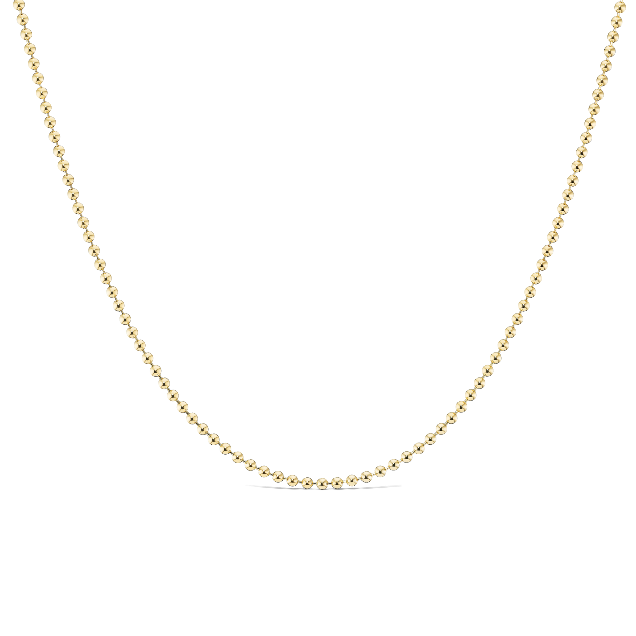 BLYTHE 14KT 2.5MM BALL CHAIN