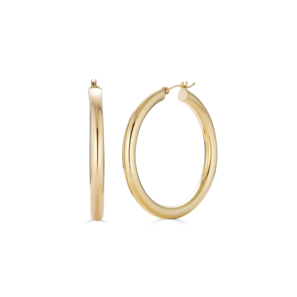 ANANYA 14KT YELLOW GOLD HOOPS