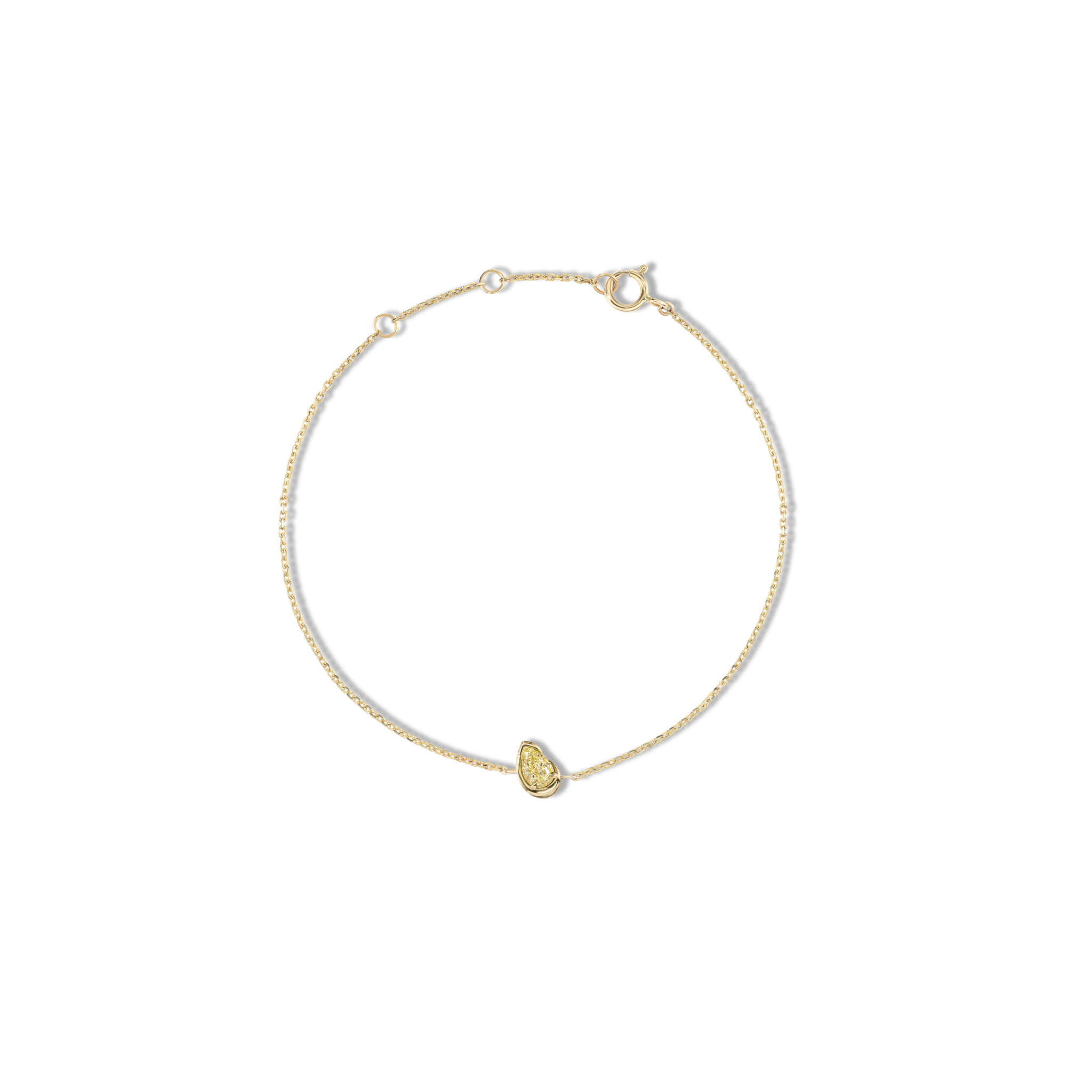 BB THELMA YELLOW DIAMOND CHAIN BRACELET
