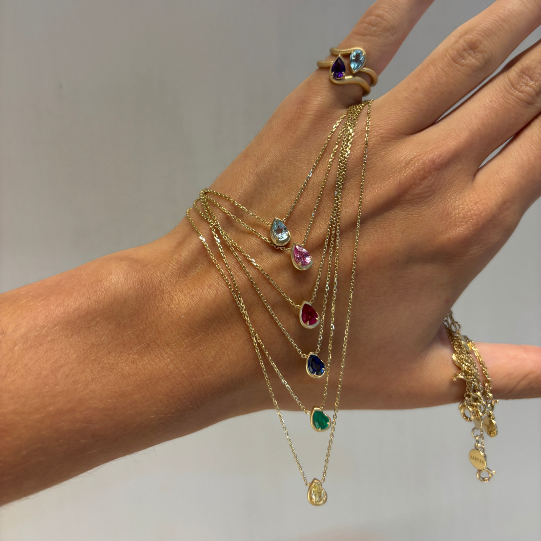 BB THELMA SWISS BLUE TOPAZ NECKLACE