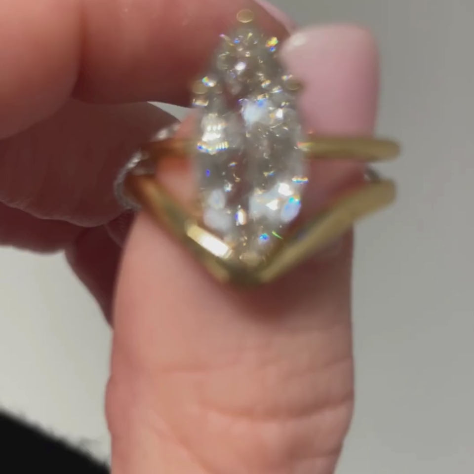 Lexi Band with Valeria Engagement Ring