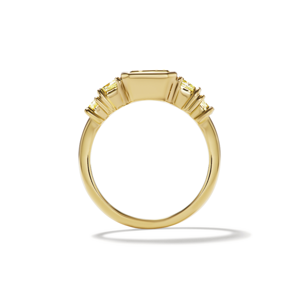 Quinn Engagement Ring, bottom up