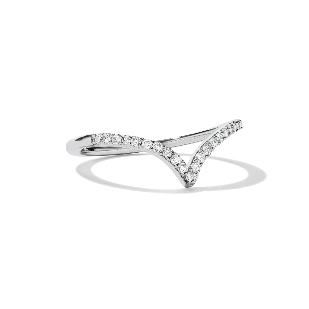 TIA CHEVRON RING