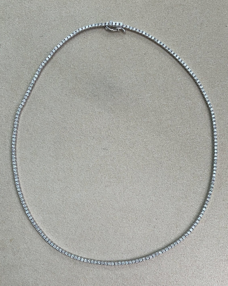 MINA White Diamond Tennis Necklace - 0D57F557-E0A5-4759
