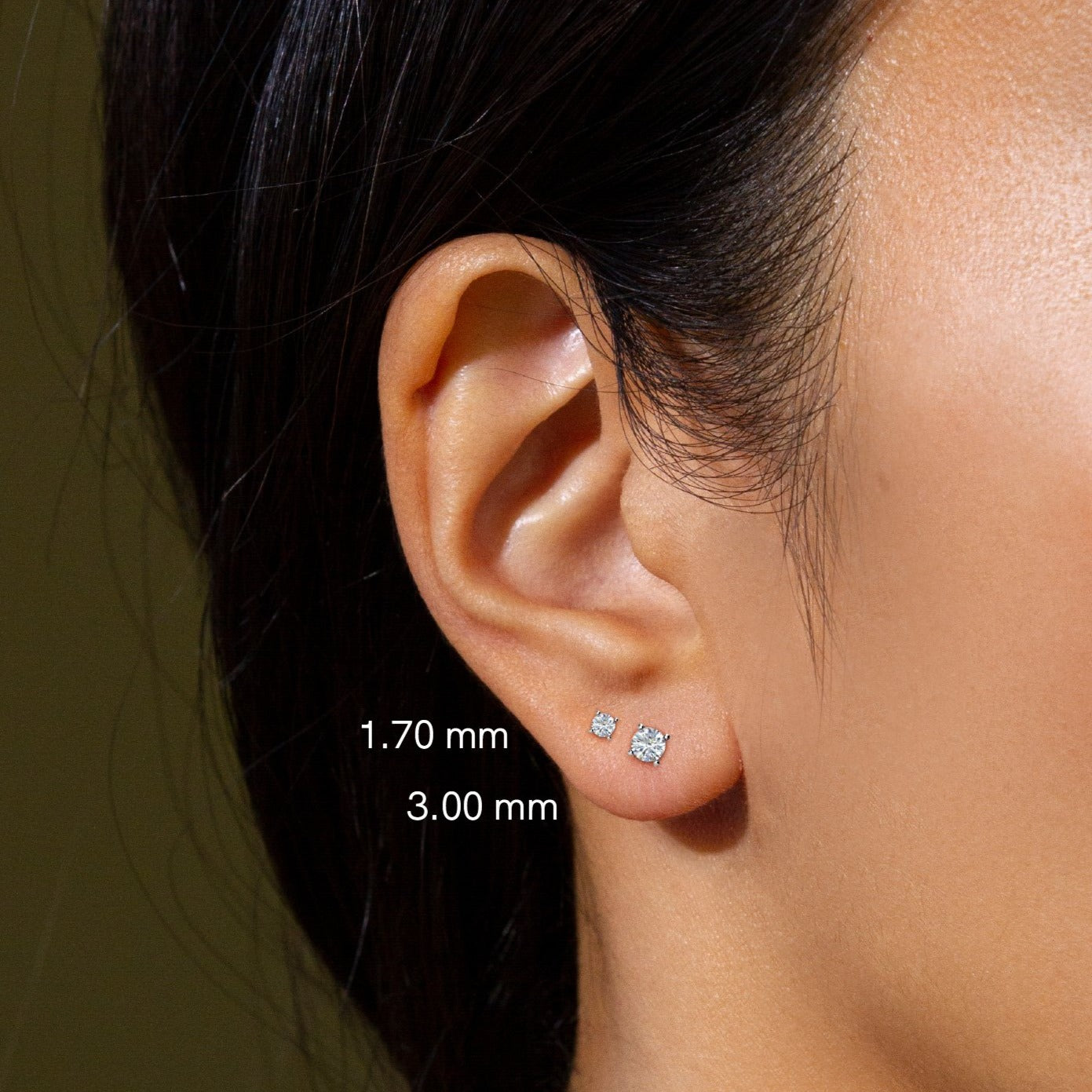 TINY DIAMOND STUDS