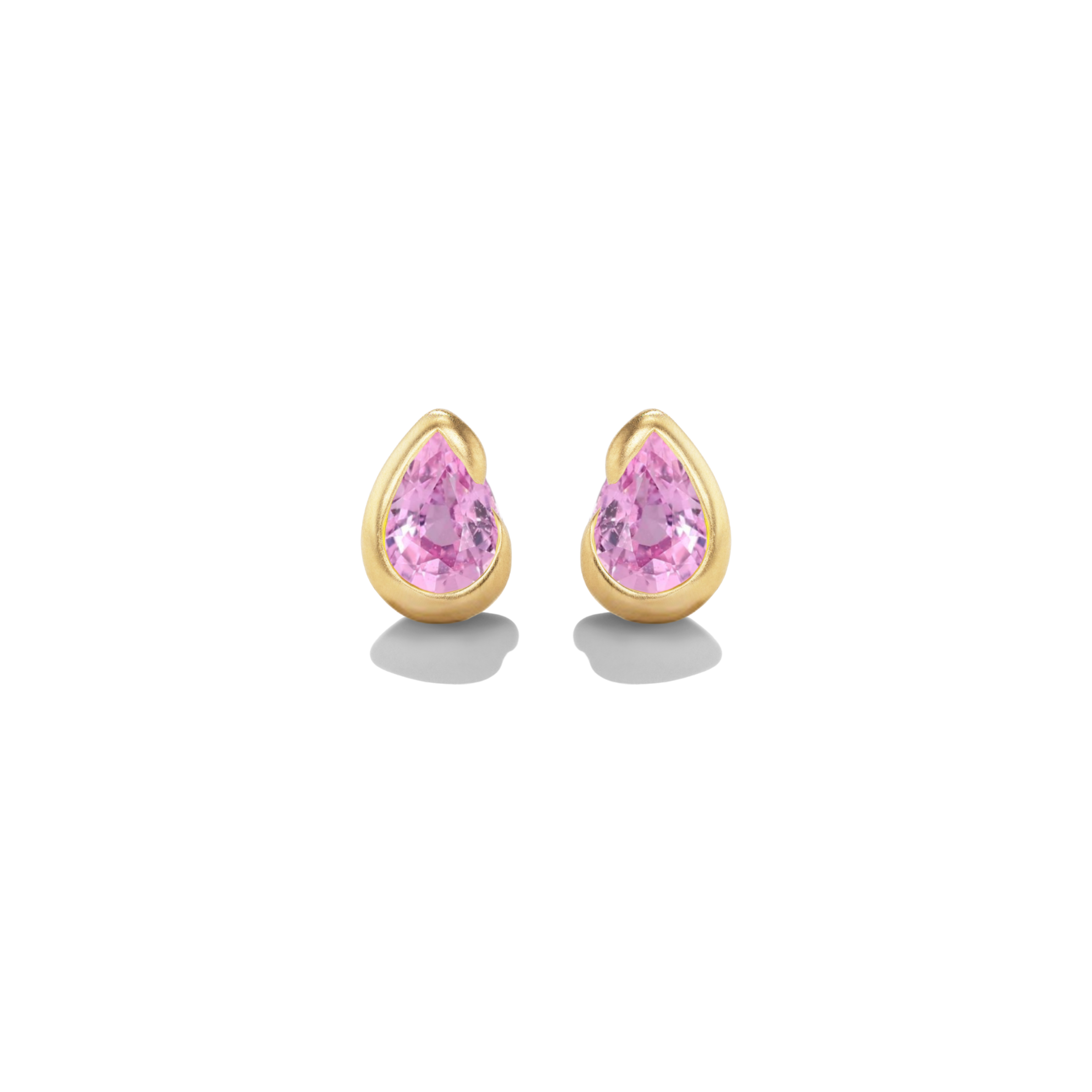 Pink Sapphire BB Thelma Studs