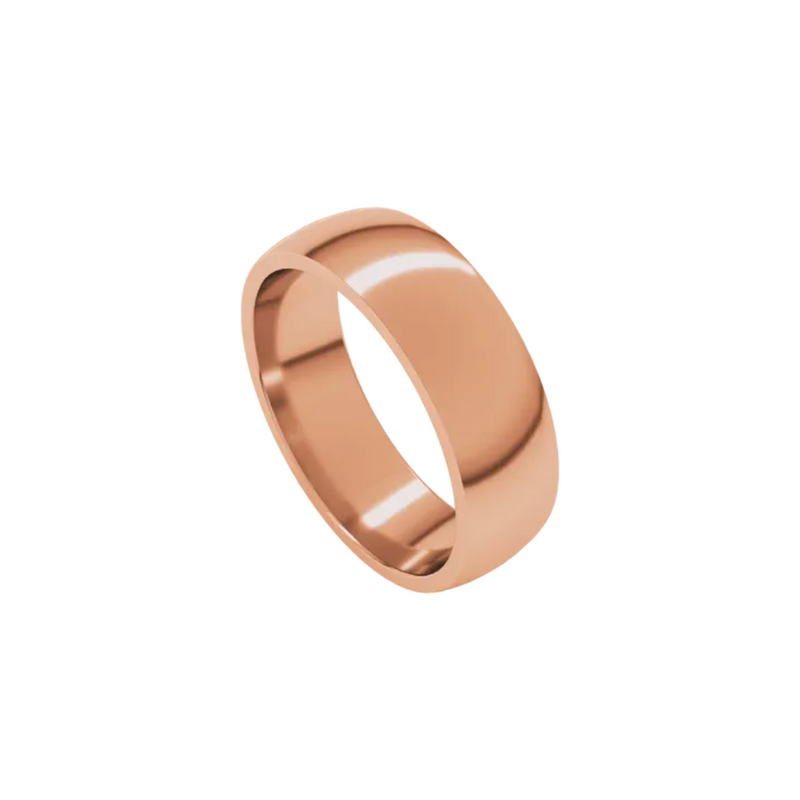 MEN's Band | 14KT Rose Gold 6mm