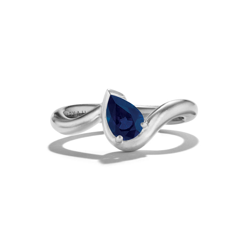 BB THELMA Blue Sapphire in Platinum