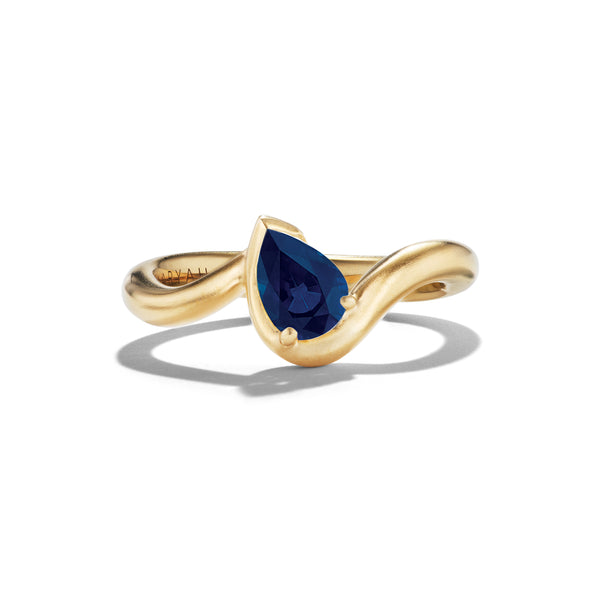 BB THELMA Blue Sapphire in Yellow Gold