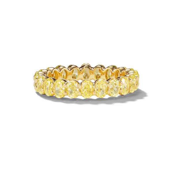 *NEW* AVA YELLOW OVAL DIAMOND BAND