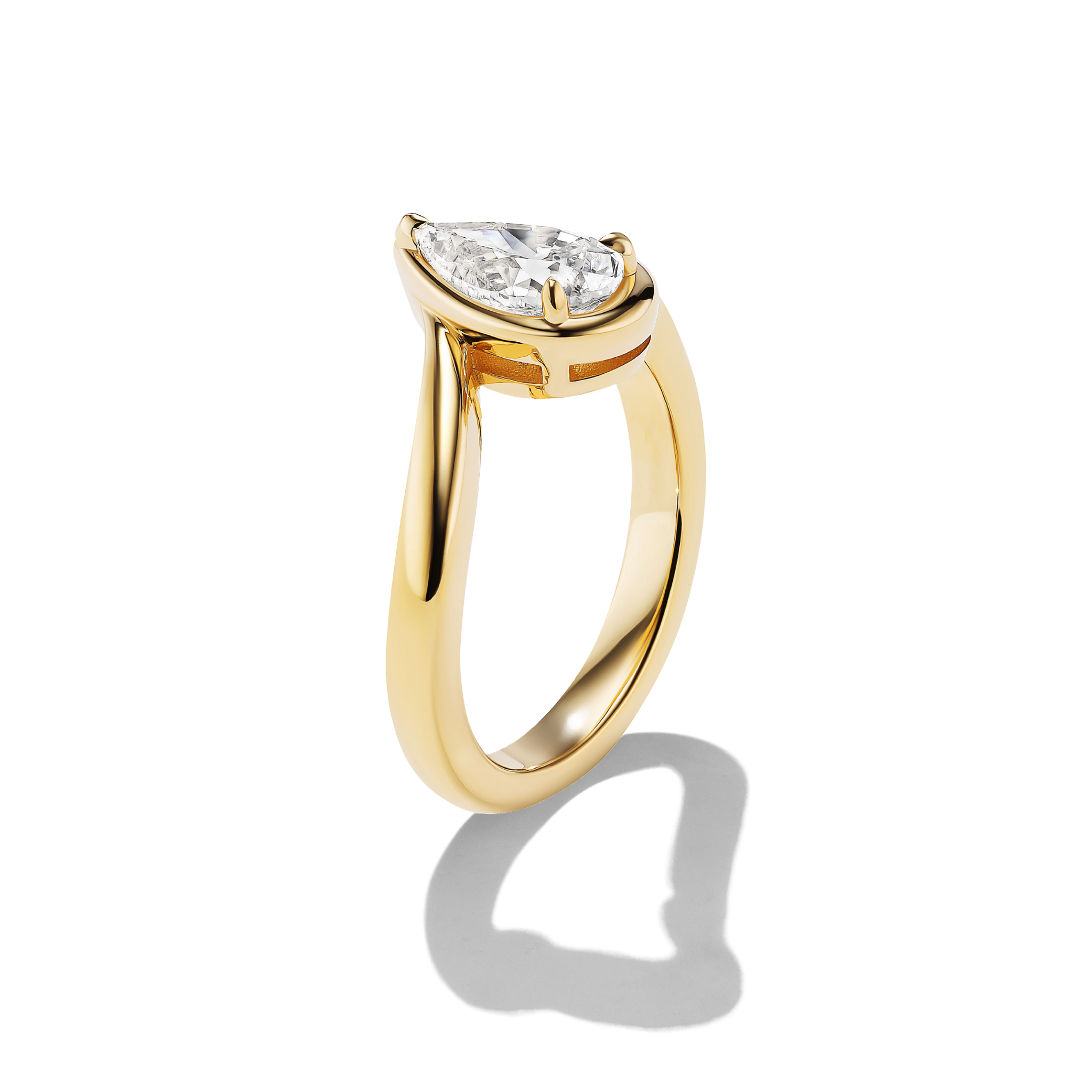 BB TALIA WHITE SAPPHIRE PINKY RING