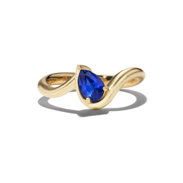 *NEW* BB THELMA BLUE SAPPHIRE PINKY RING
