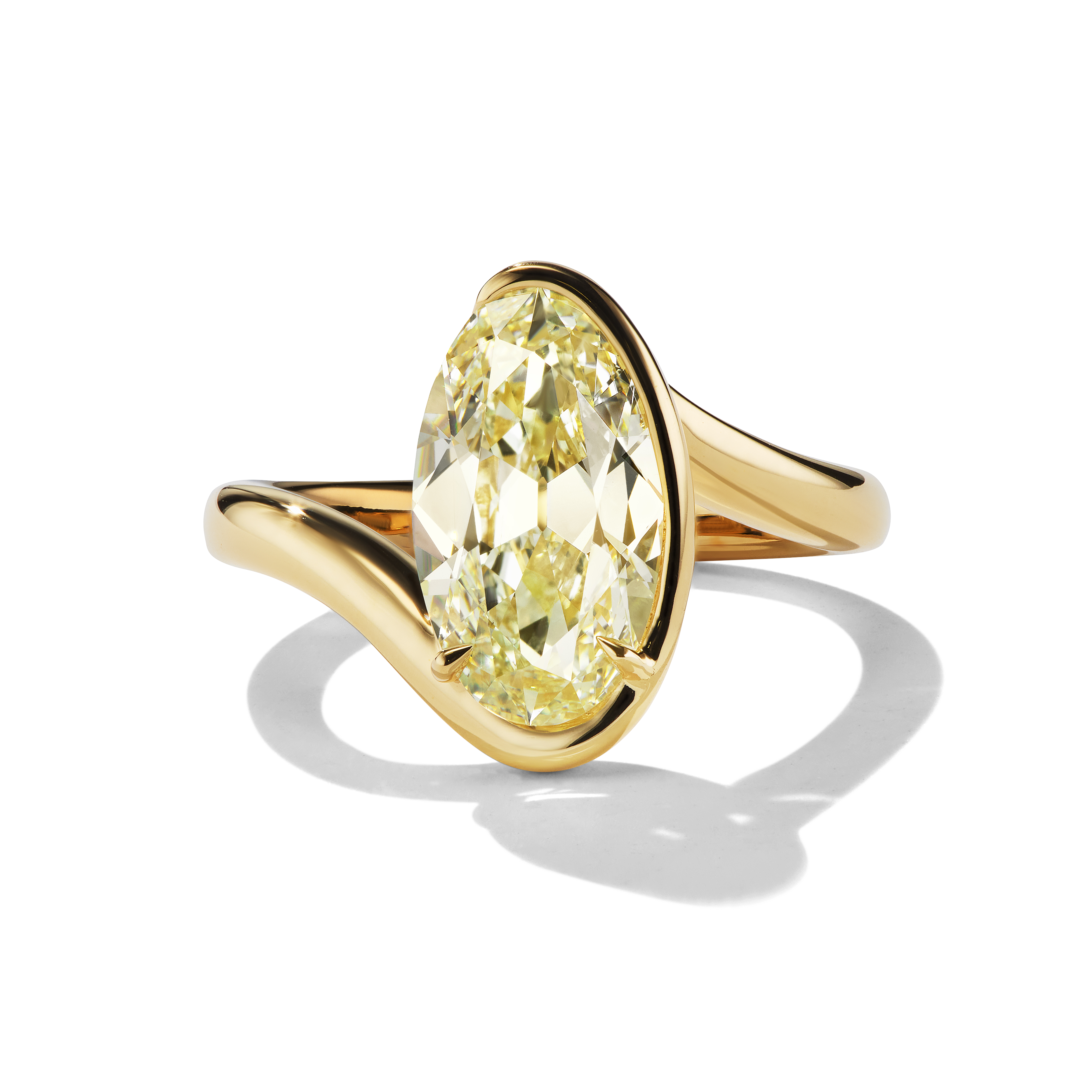 Bespoke Yellow Oval Talia