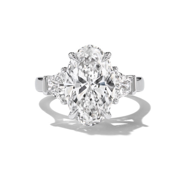 Bespoke Oval Three Stone Ring