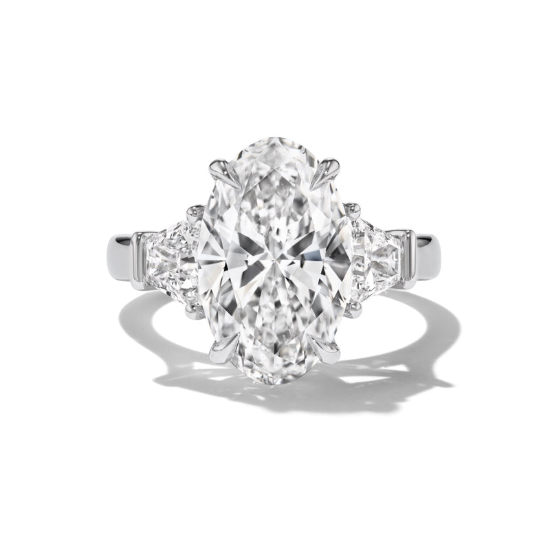 Bespoke Oval Three Stone Ring