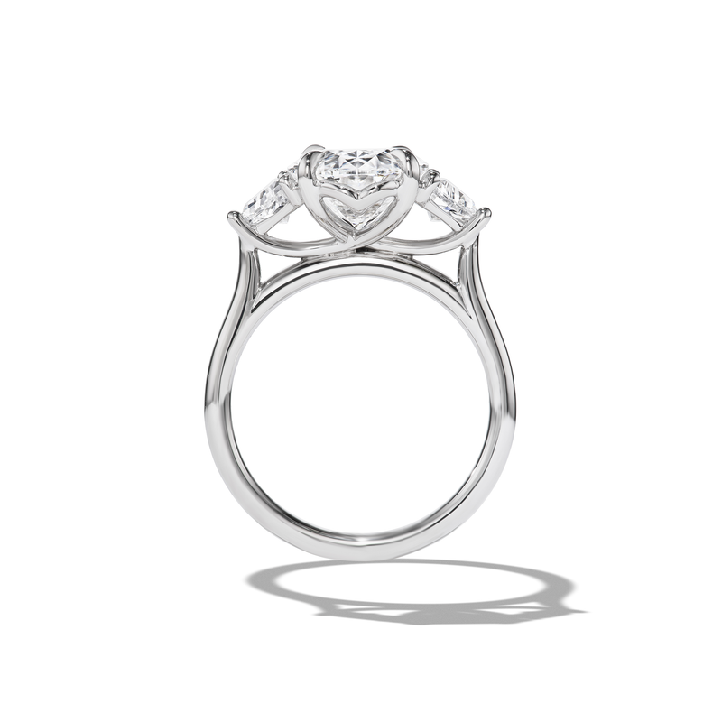 Bespoke Oval Three Stone Ring