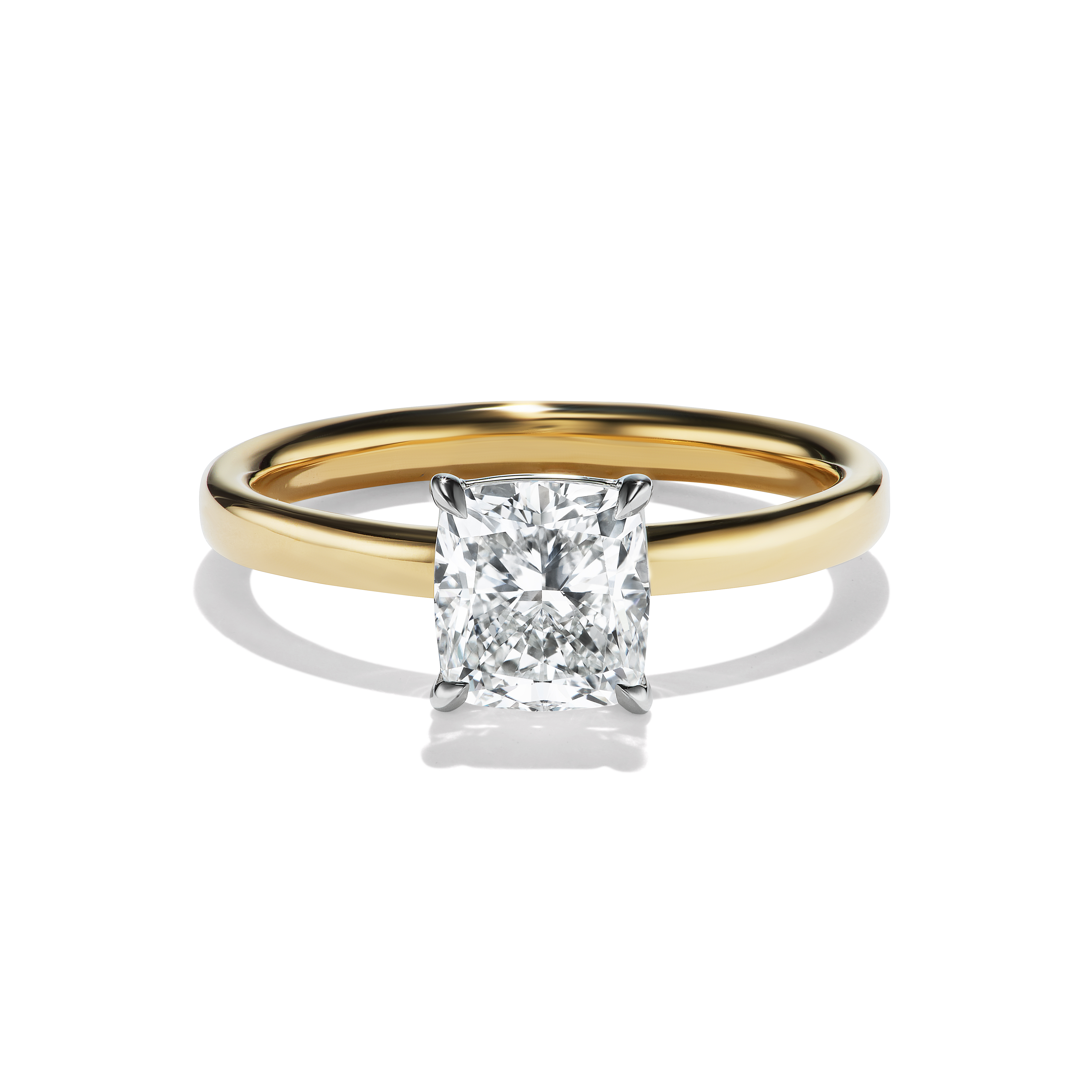 BESPOKE CUSHION CUT SOLITAIRE RING