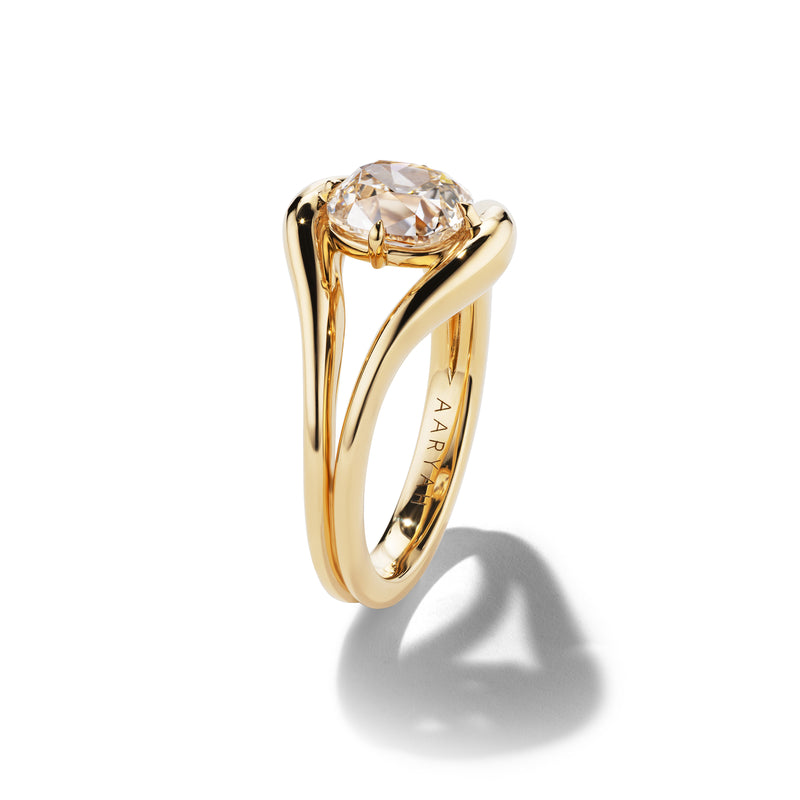 EZE 1.51 Engagement Ring Side View