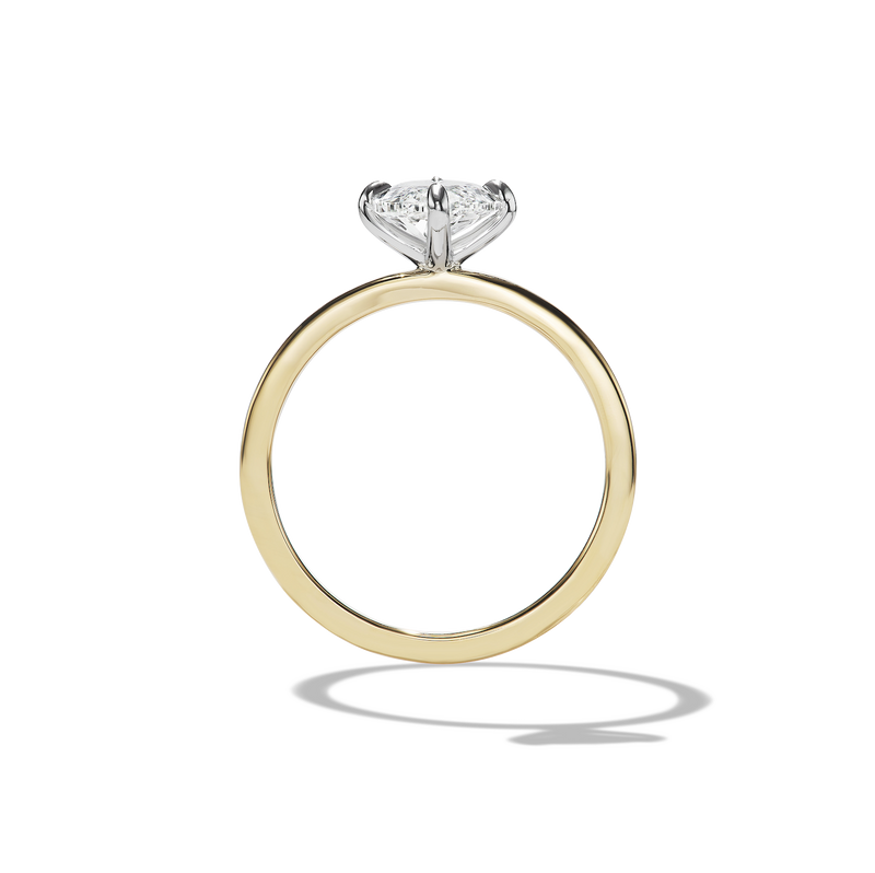 BESPOKE ELONGATED OVAL SOLITAIRE RING