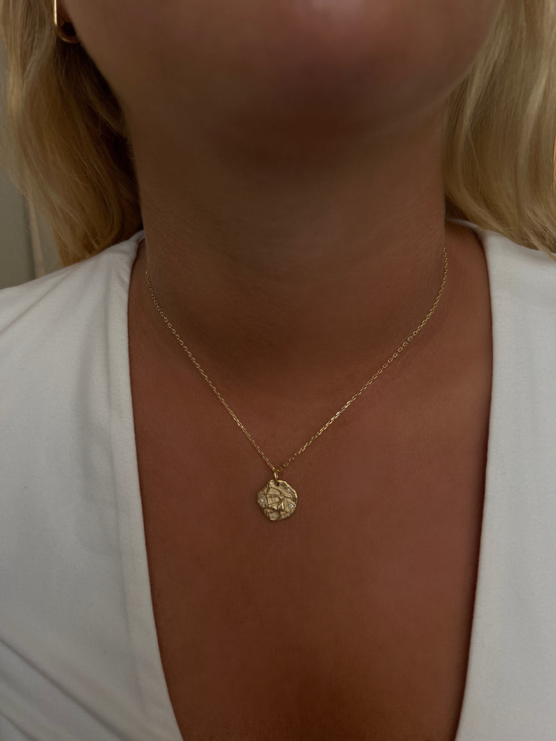 MINI SAGITTARIUS ZODIAC MEDALLION