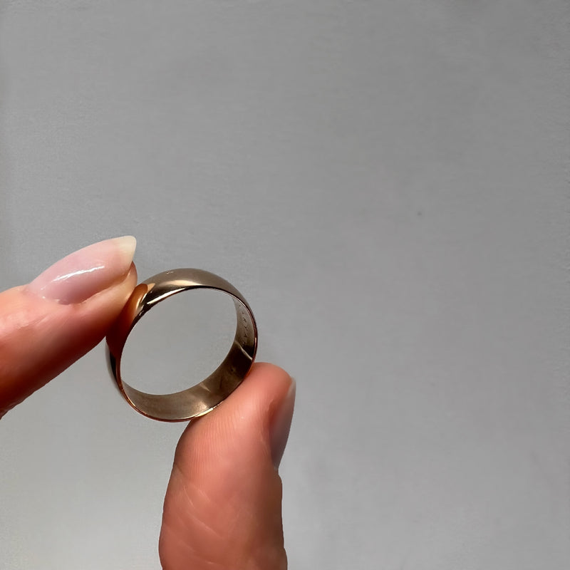 CLASSIC 14KT ROSE GOLD HIGH POLISH BAND