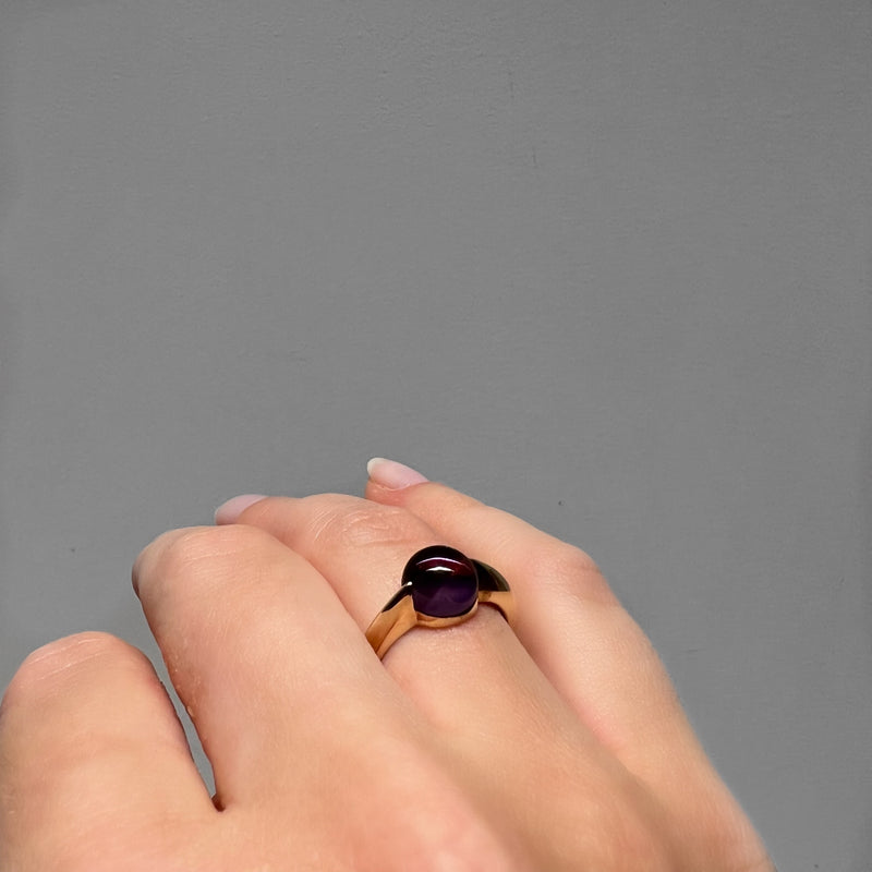 AVAN AMETHYST 14KT GOLD RING