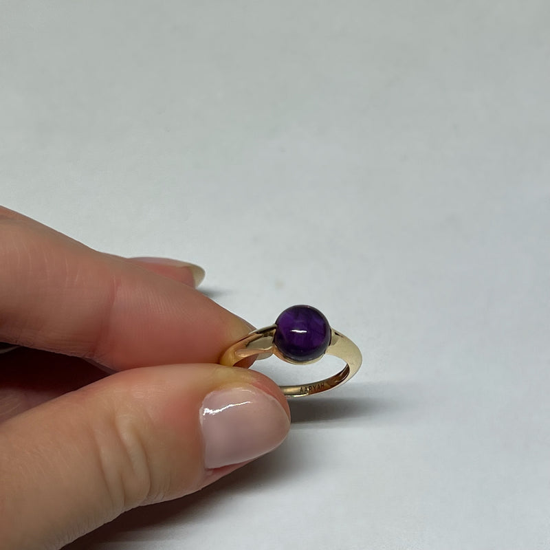 AVAN AMETHYST 14KT GOLD RING