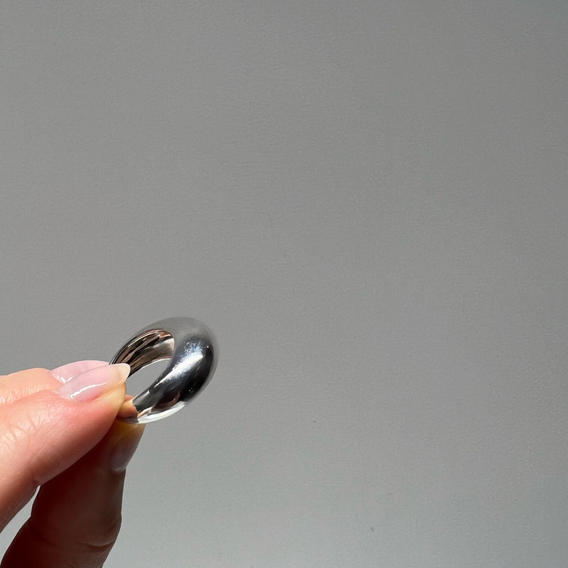 STERLING SILVER ORB RING